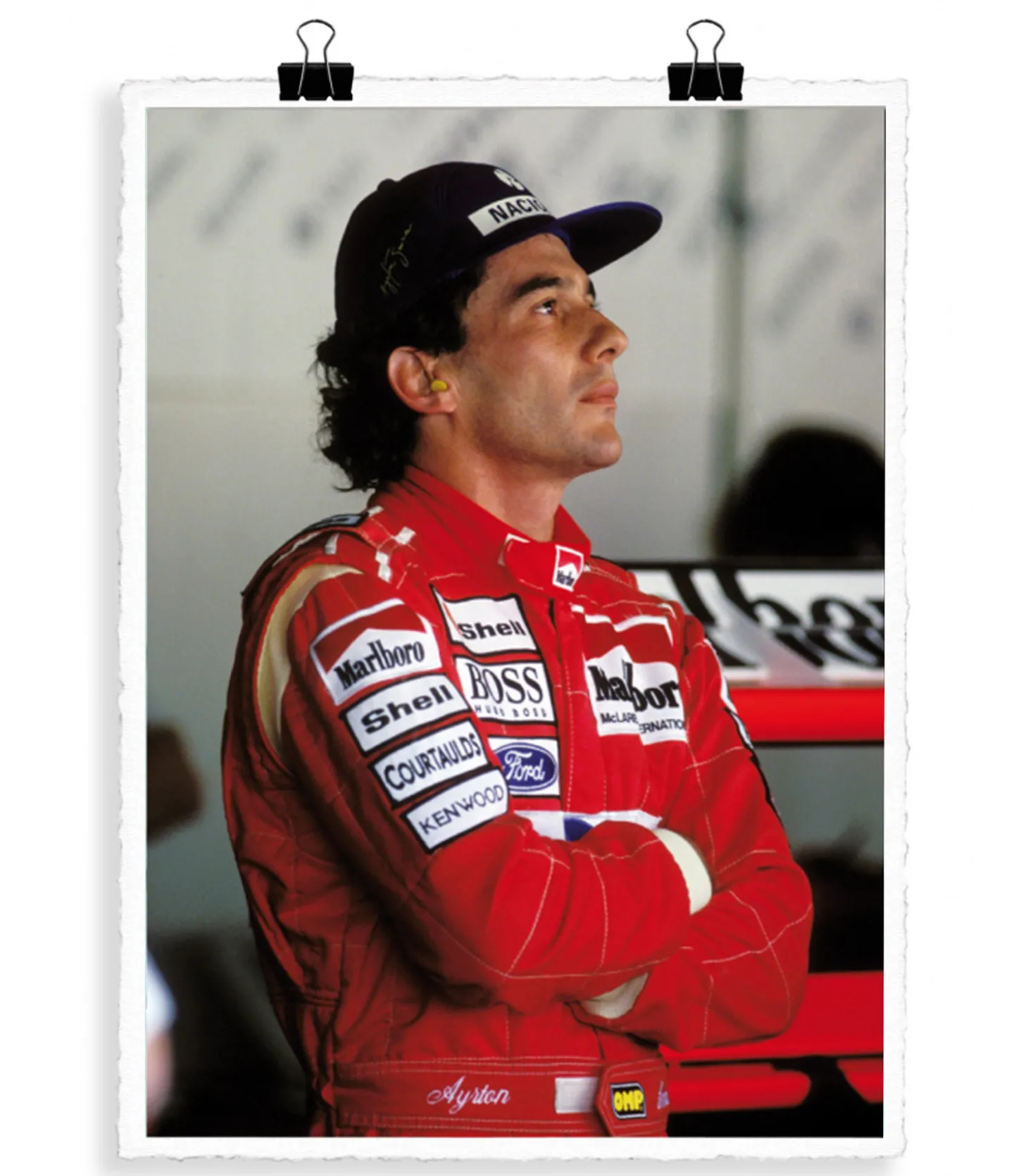Affiche Ayrton Senna Suzuka 1993 56 x 76 cm-Image Republic Shop