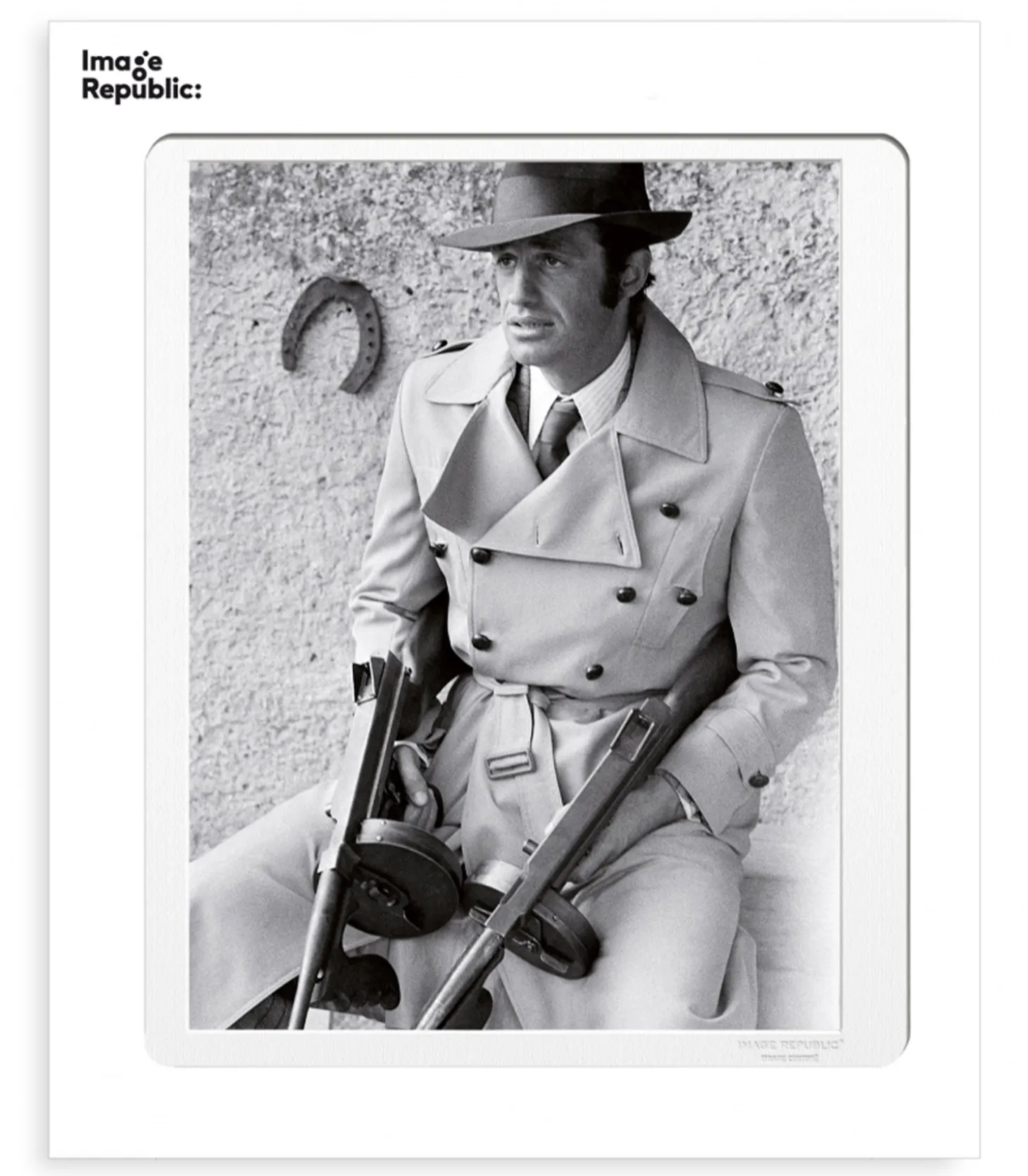 Affiche La Galerie "Belmondo Borsalino 1969" 40 x 50 cm-Image Republic New