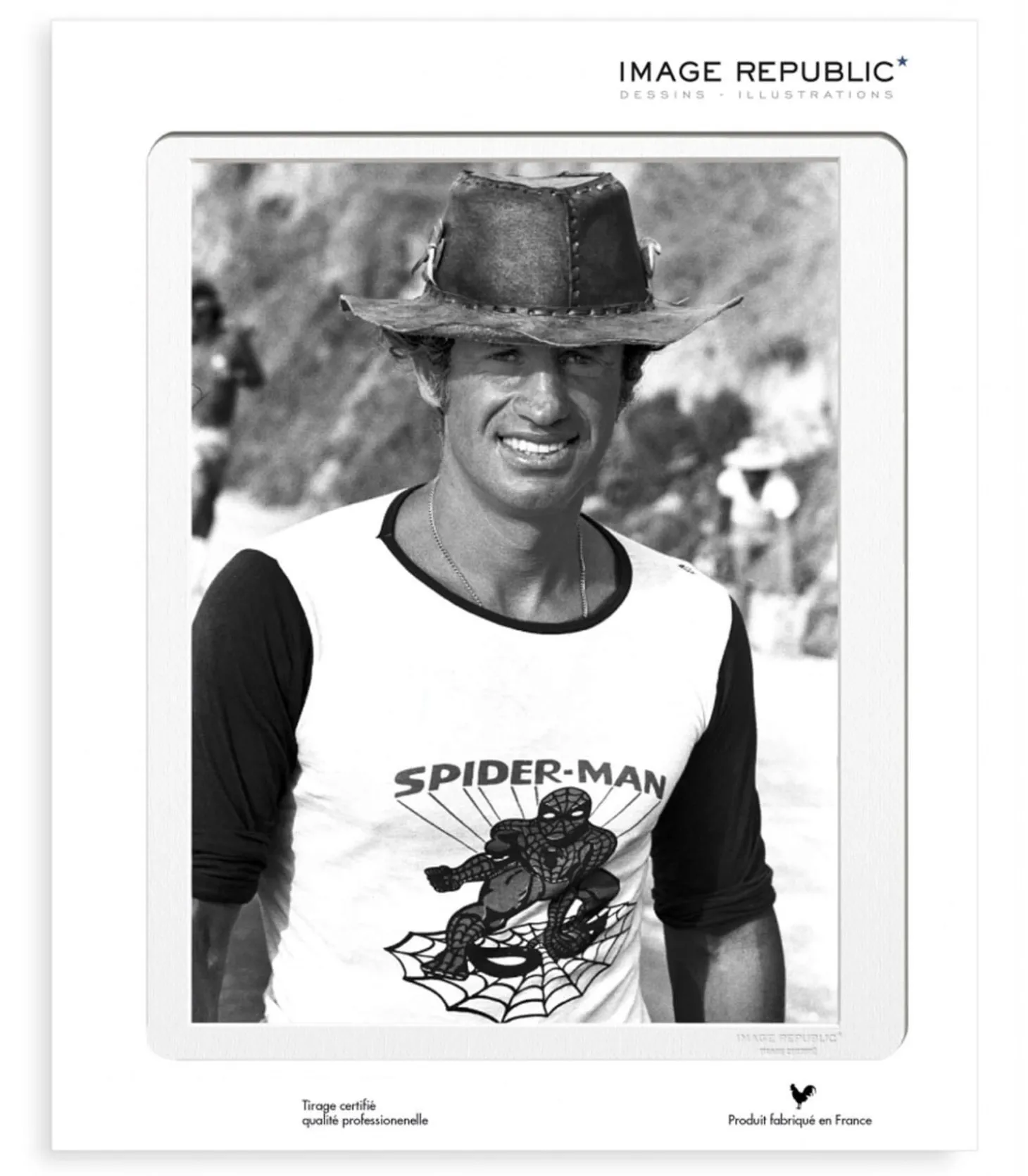 Affiche La Galerie "Belmondo Spiderman" 40 x 50 cm-Image Republic Shop
