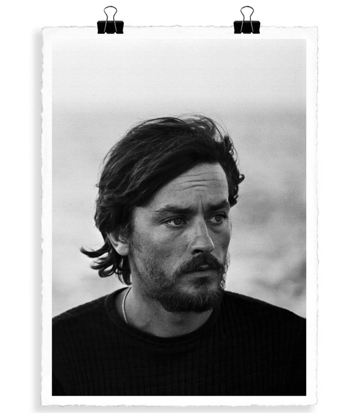 Affiche La Galerie "Delon Barbe" 56 x 76 cm-Image Republic Cheap