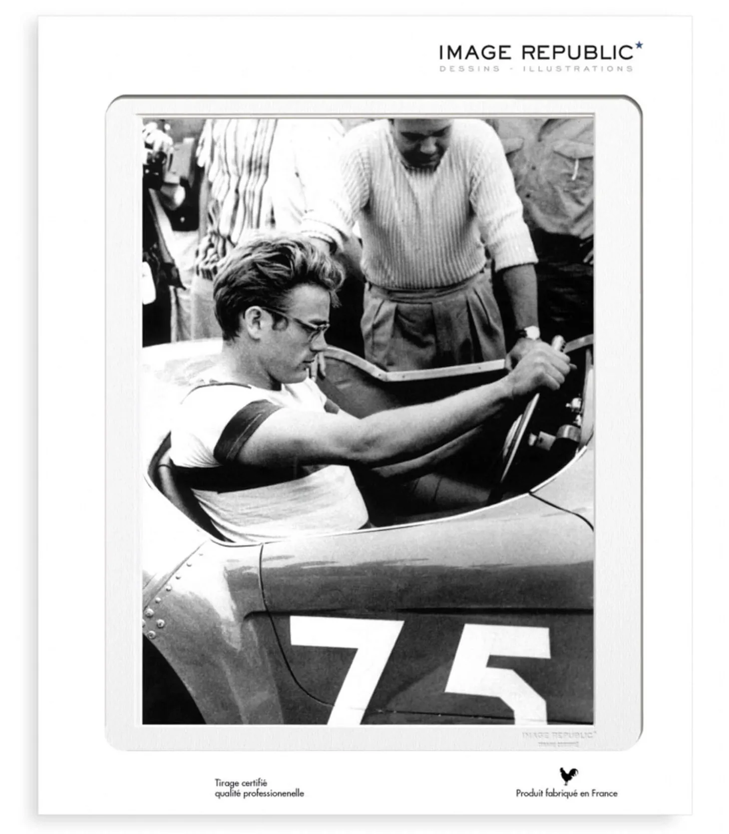 Affiche La Galerie "James Dean Auto" 40 x 50 cm-Image Republic Store
