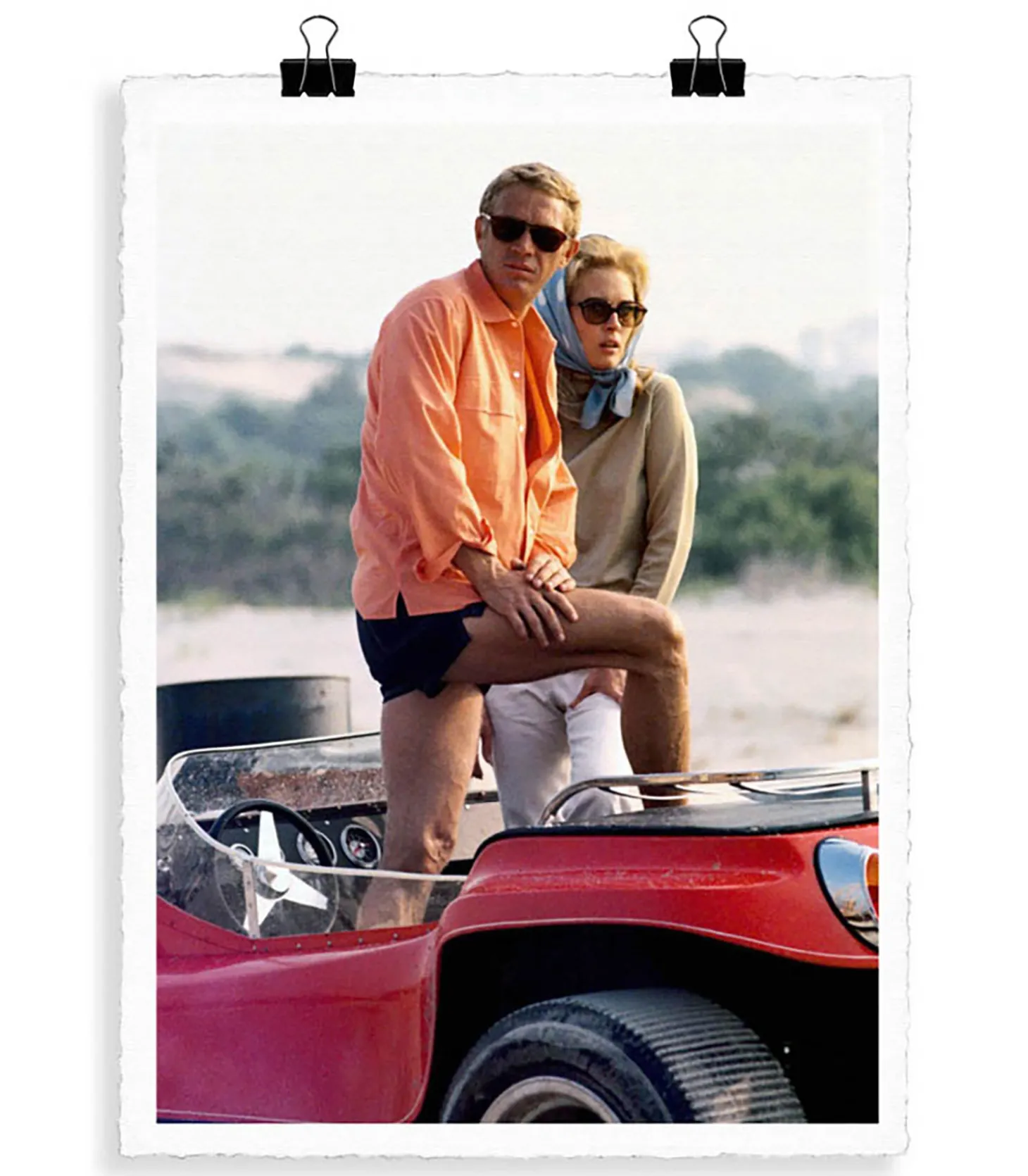 Affiche La Galerie "McQueen Faye Dunaway" 56 x 76 cm-Image Republic Fashion