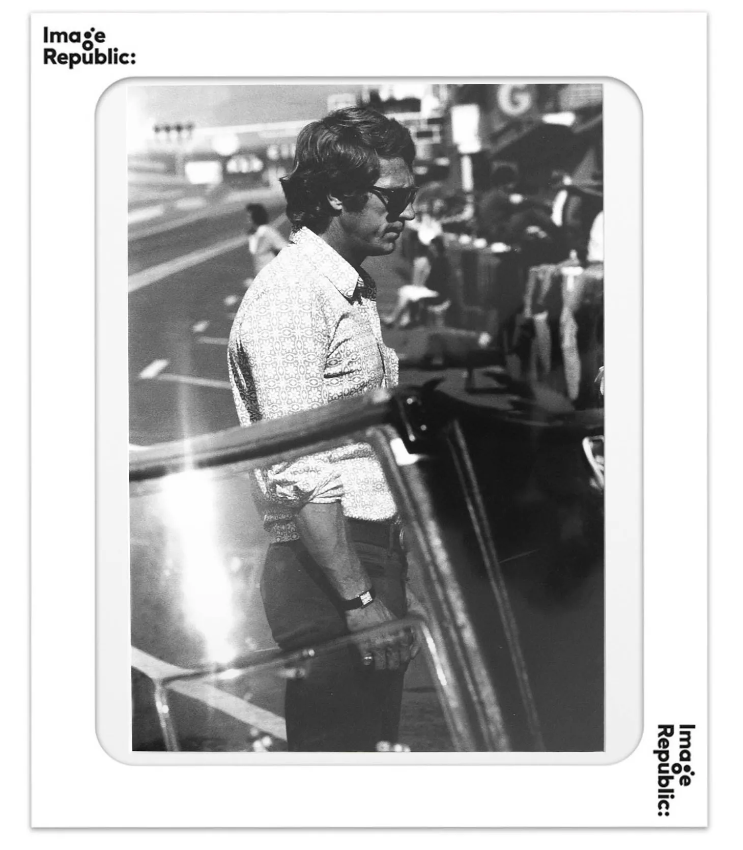 Affiche La Galerie "Steeve Mcqueen Profil" 40 x 50 cm-Image Republic Best Sale