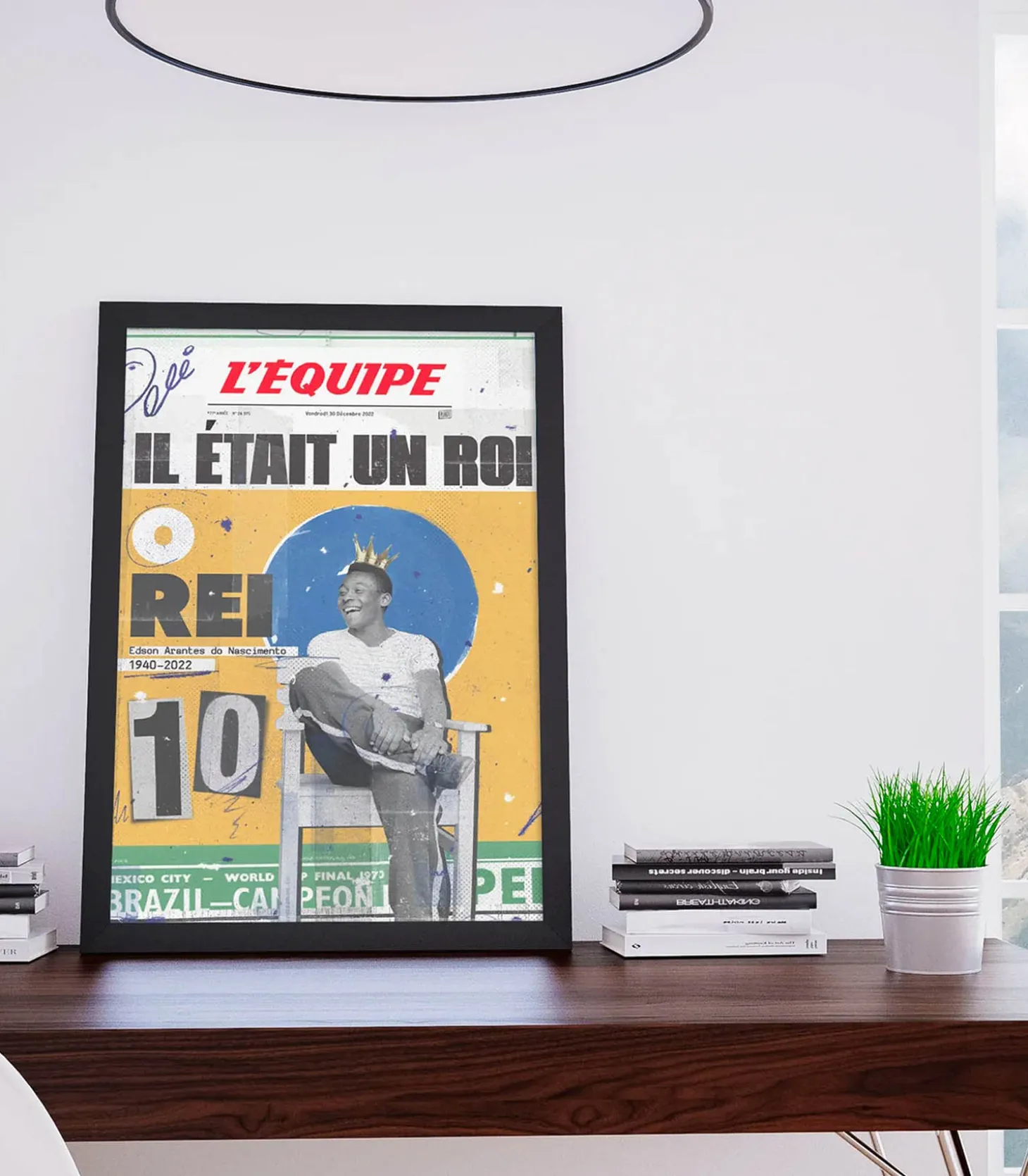 Affiche L'Équipe Pele 50 x 70 cm-Plakat Best