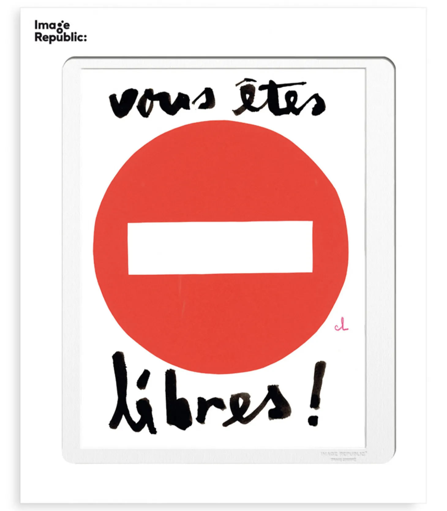 Affiche Marc Antoine Coulon Divers Libres 40 x 50 cm-Image Republic Clearance