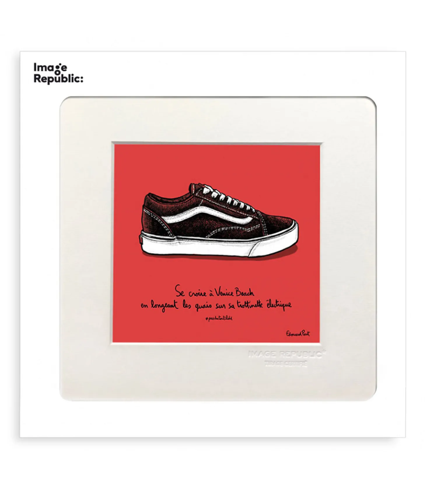 Affiche Pas du tout cliché Basket 22 x 22 cm-Image Republic Store