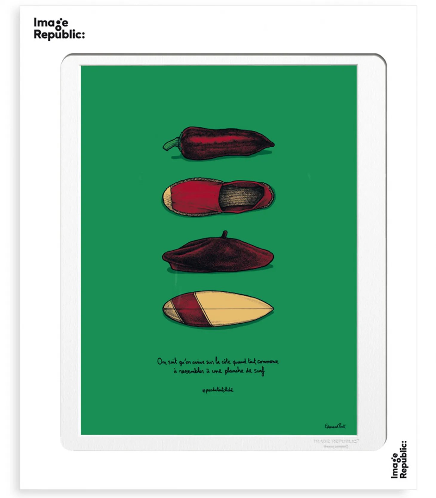 Affiche PDTC Edouard Pont Planche Couleur 010 40 x 50 cm-Image Republic New