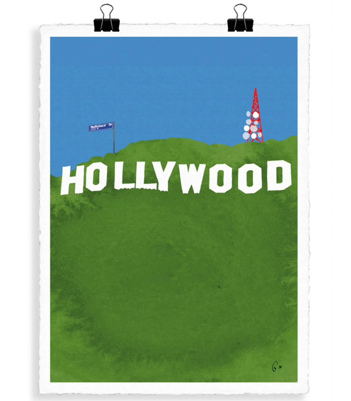 Affiche WLPP "Hollywood" 56 x 76 cm-Image Republic Cheap