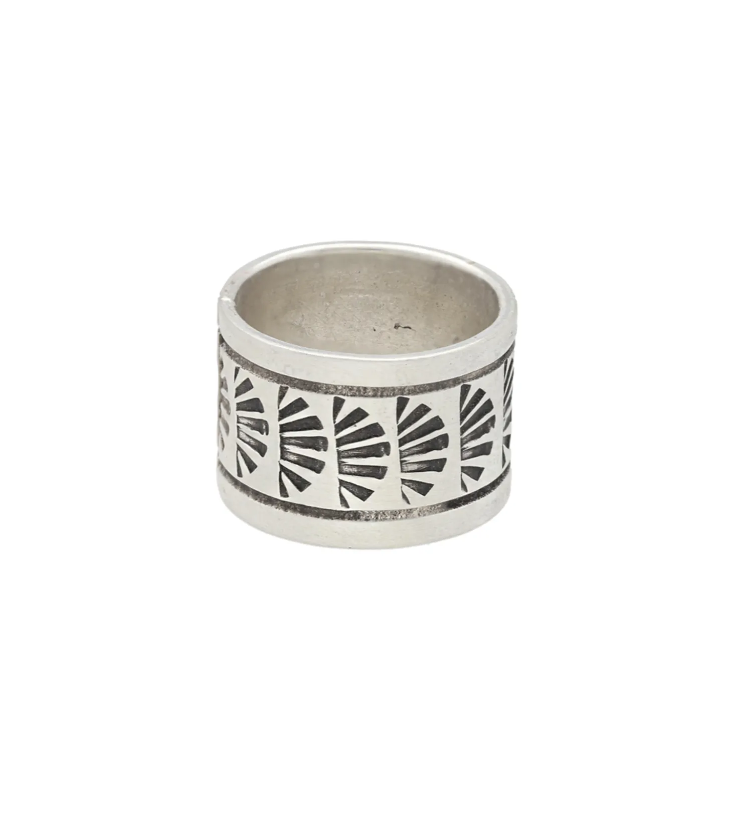 Bague anneau gravé éventails-Harpo Sale