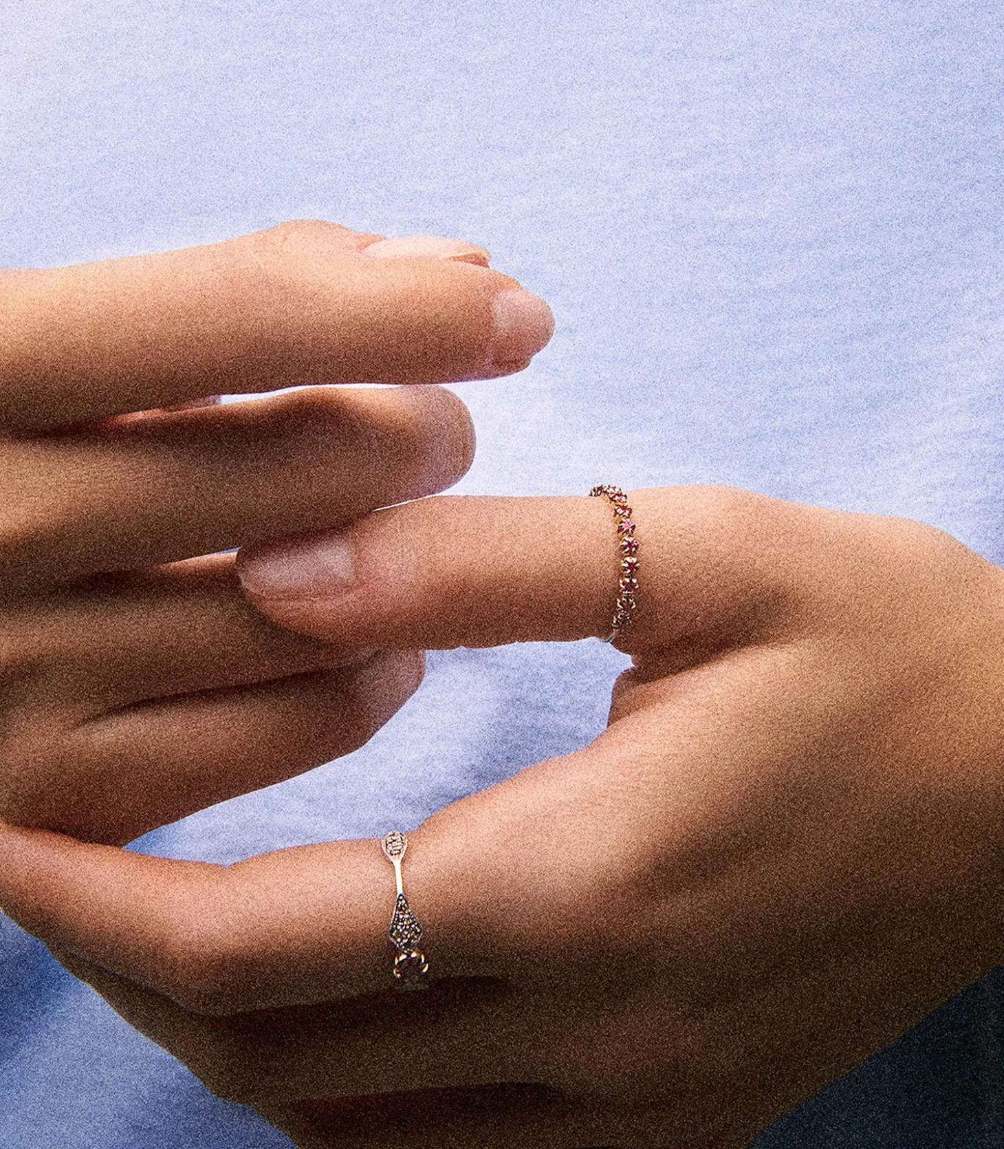 Bague Ava N°2 Saphir Rose-Pascale Monvoisin Discount