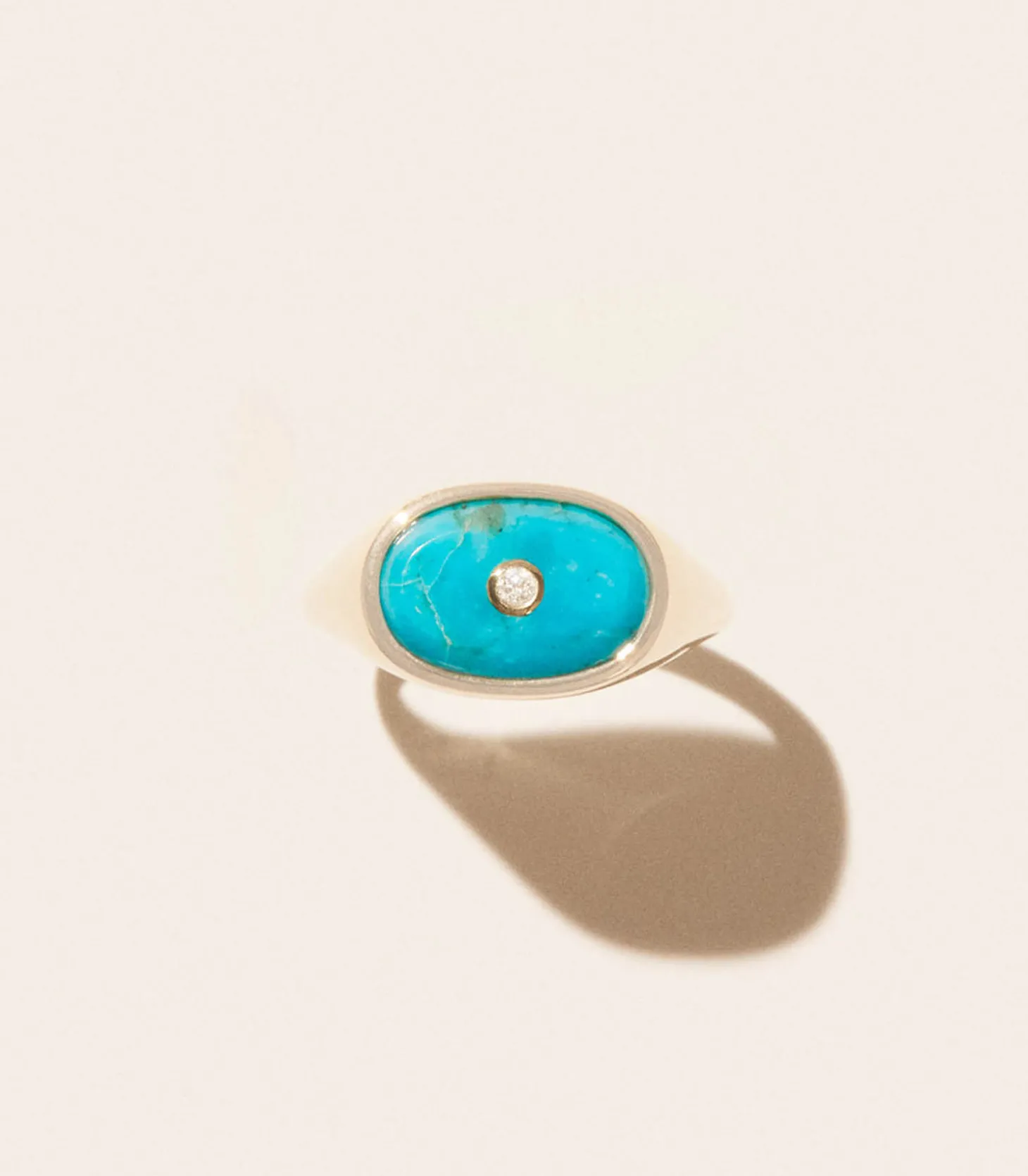 Bague Chevalière Orso Turquoise-Pascale Monvoisin Shop