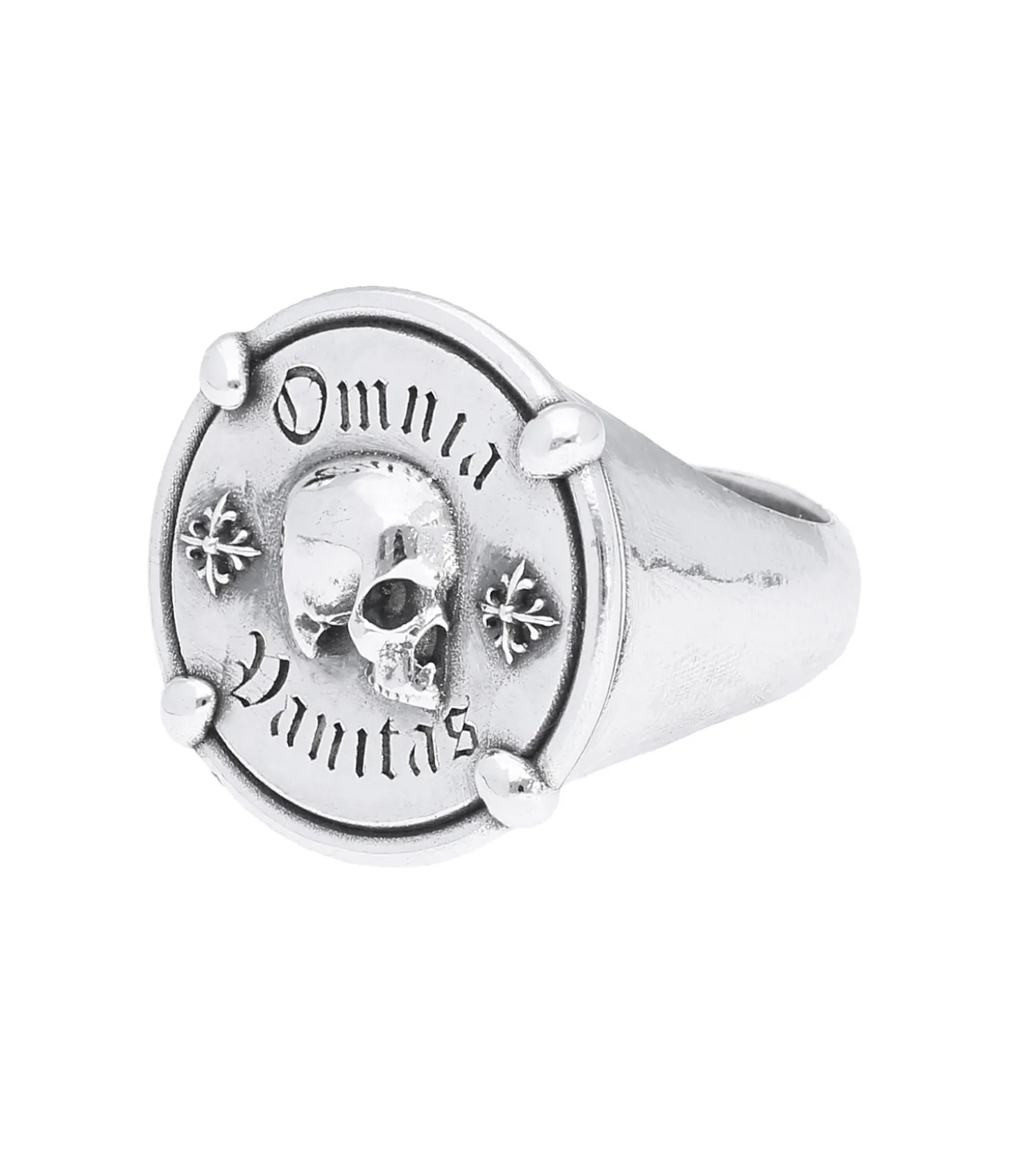 Bague Omnia Vanitas en argent-Corpus Christi Sale