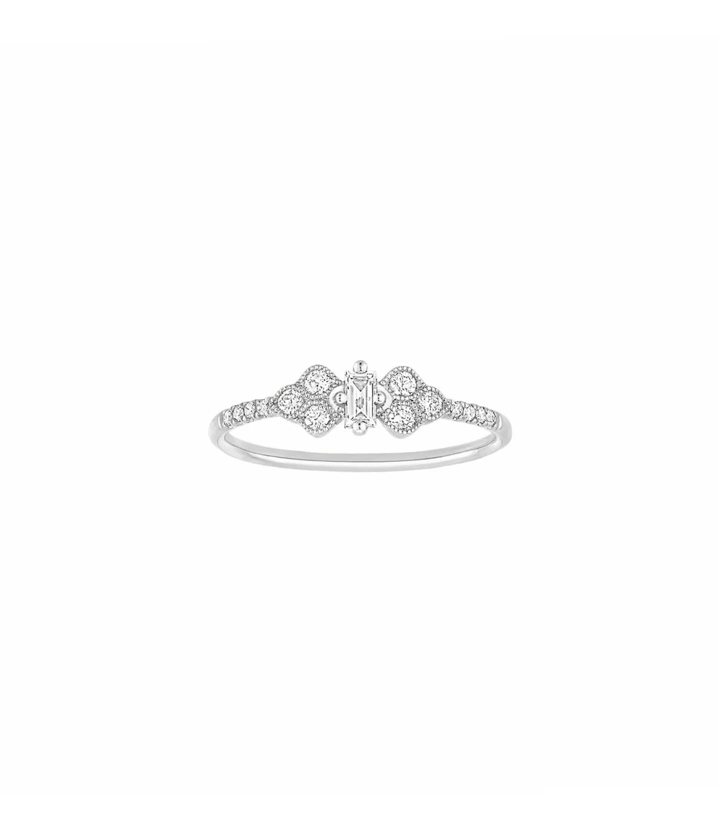 Bague Plein Soleil Petit modèle Or blanc et Diamants-Stone Paris Sale