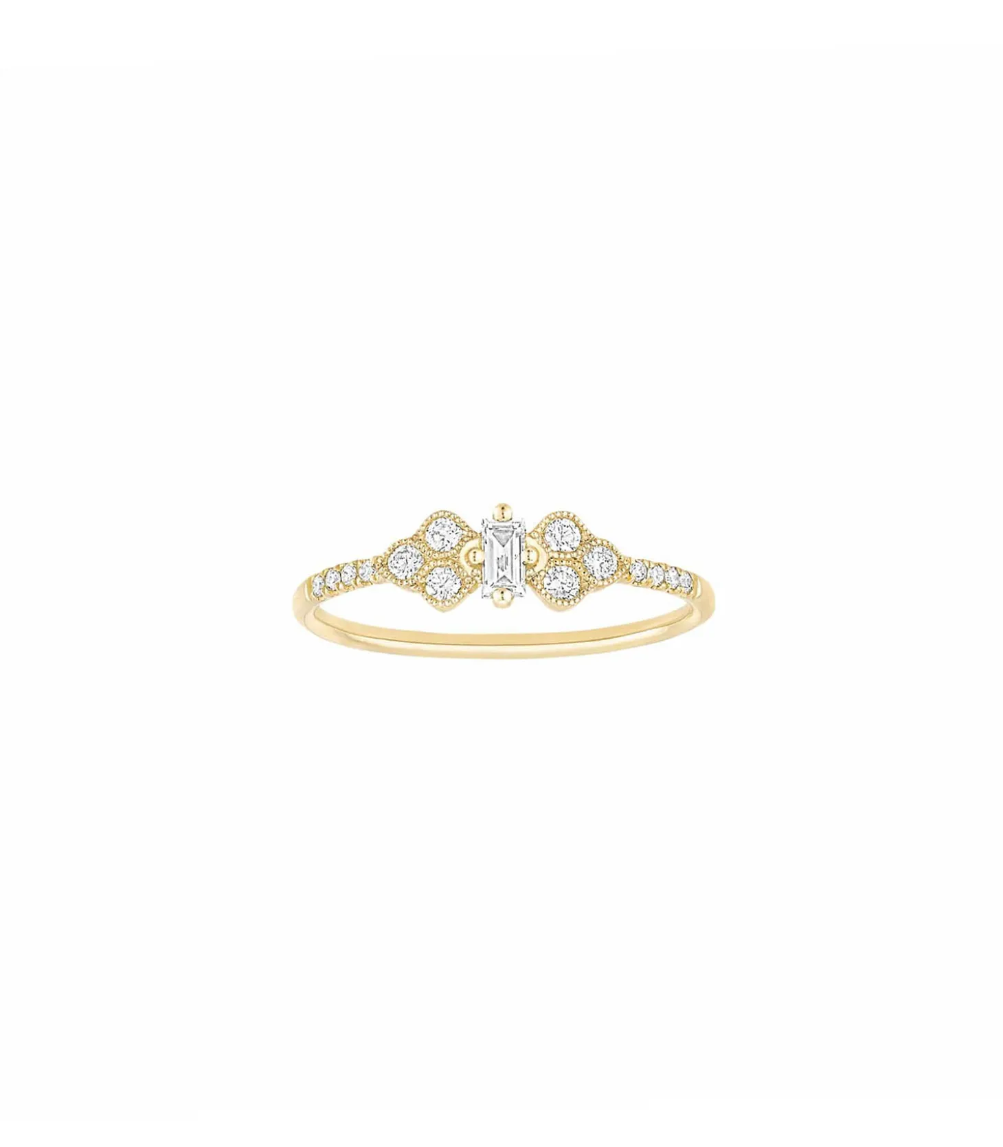 Bague Plein Soleil Petit modèle Or jaune et Diamants-Stone Paris Outlet
