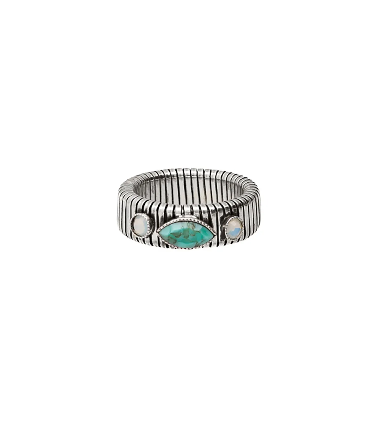 Bague Strada Argenté-Gas Bijoux Fashion