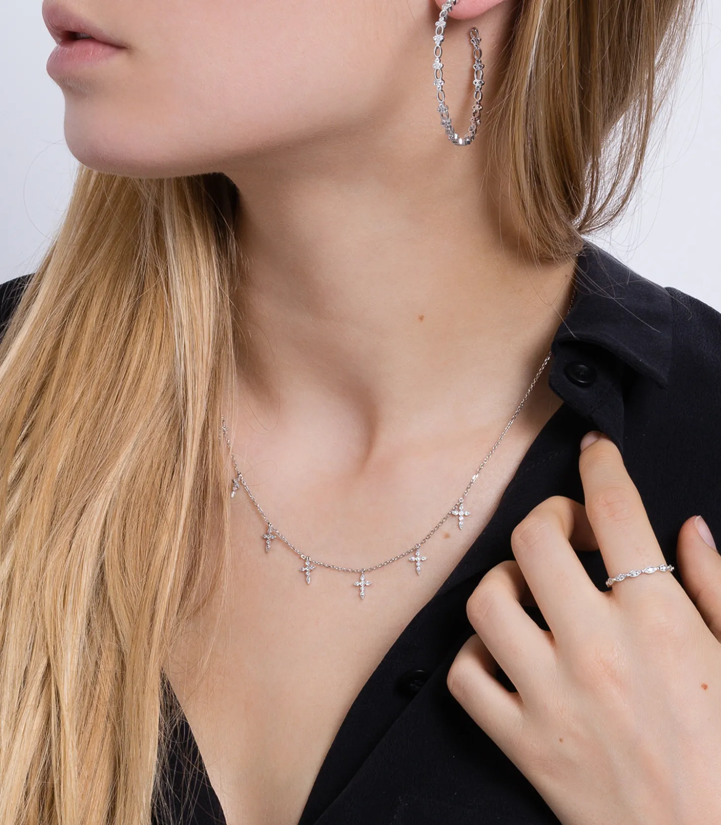 Bague Yasmine or blanc-Stone Paris Best