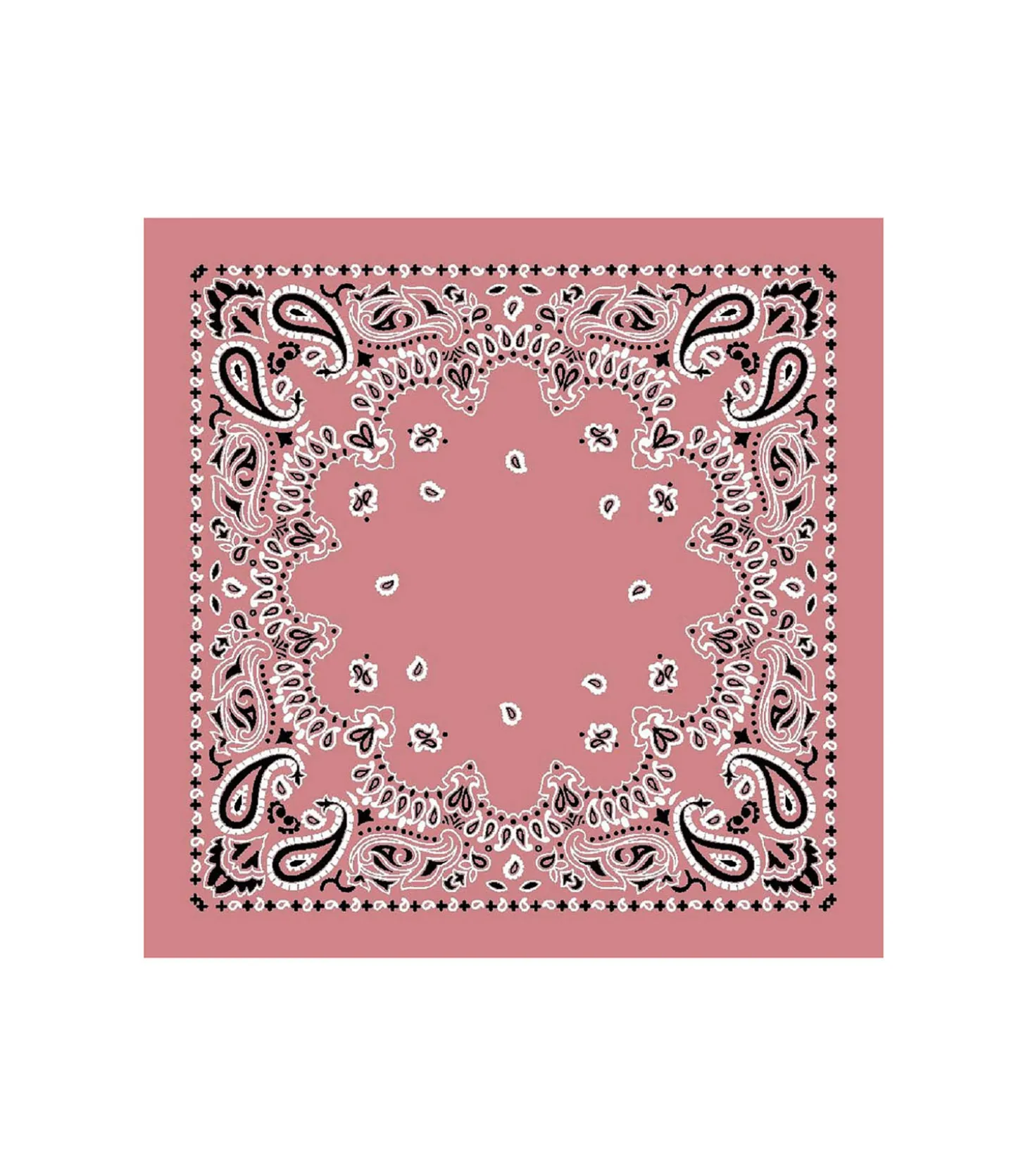 Bandana Rose 59 x 59 cm-destin Fashion
