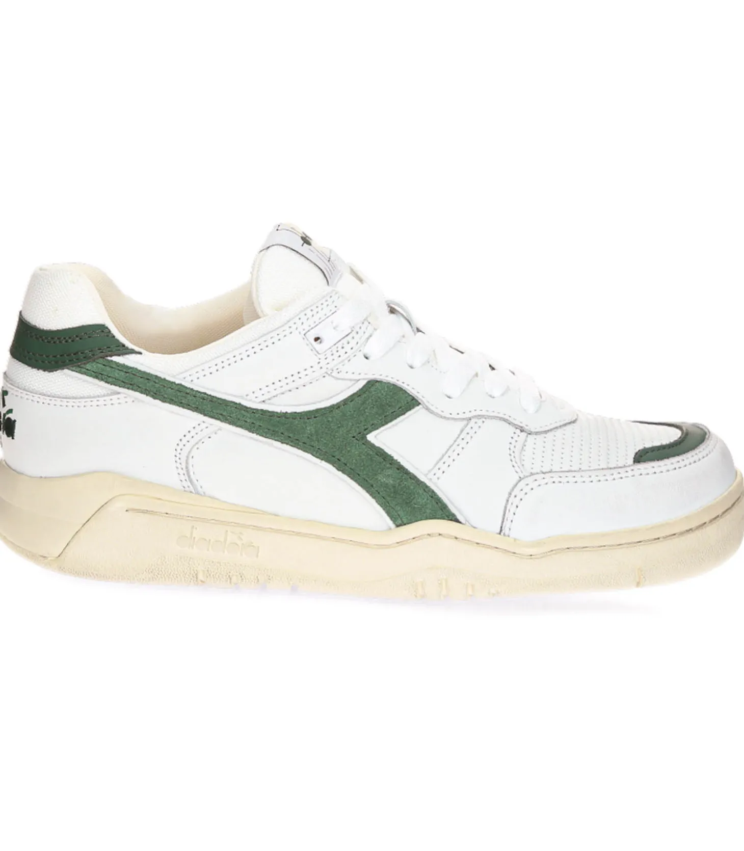 Baskets B.560 Used White/Fogliage-Diadora Flash Sale