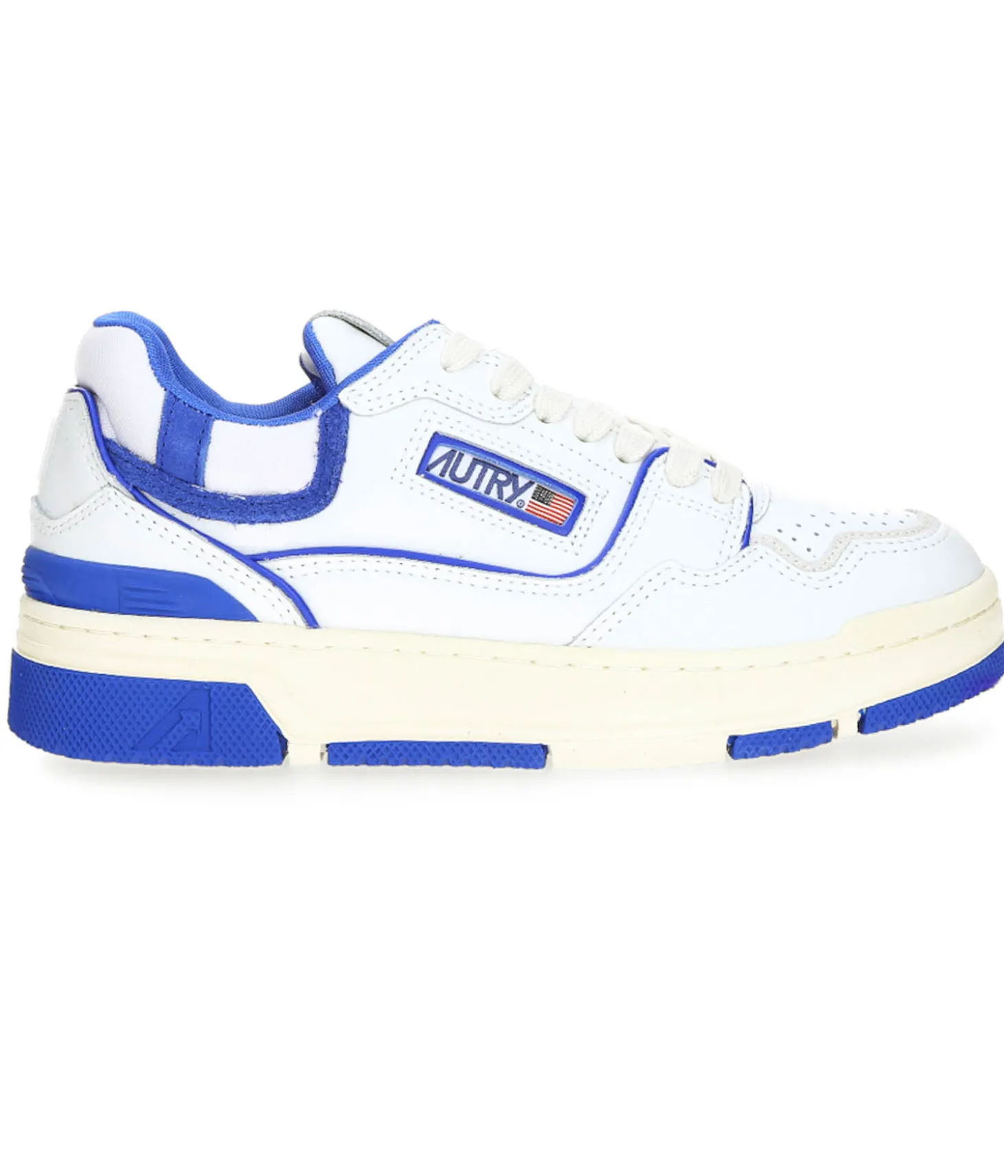 Baskets CLC Blanc et Bleu-Autry Store
