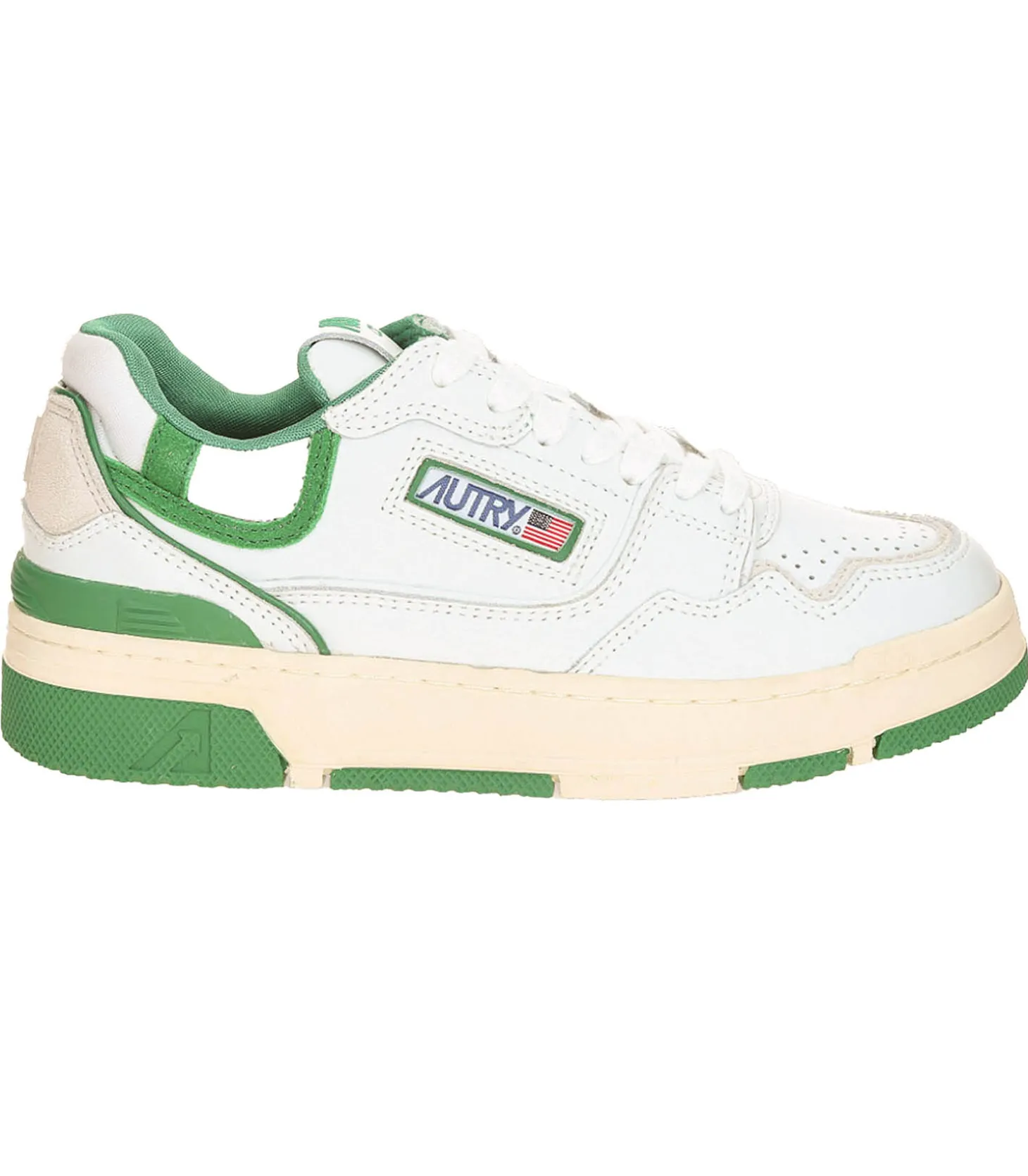 Baskets CLC Blanc et Vert-Autry Shop