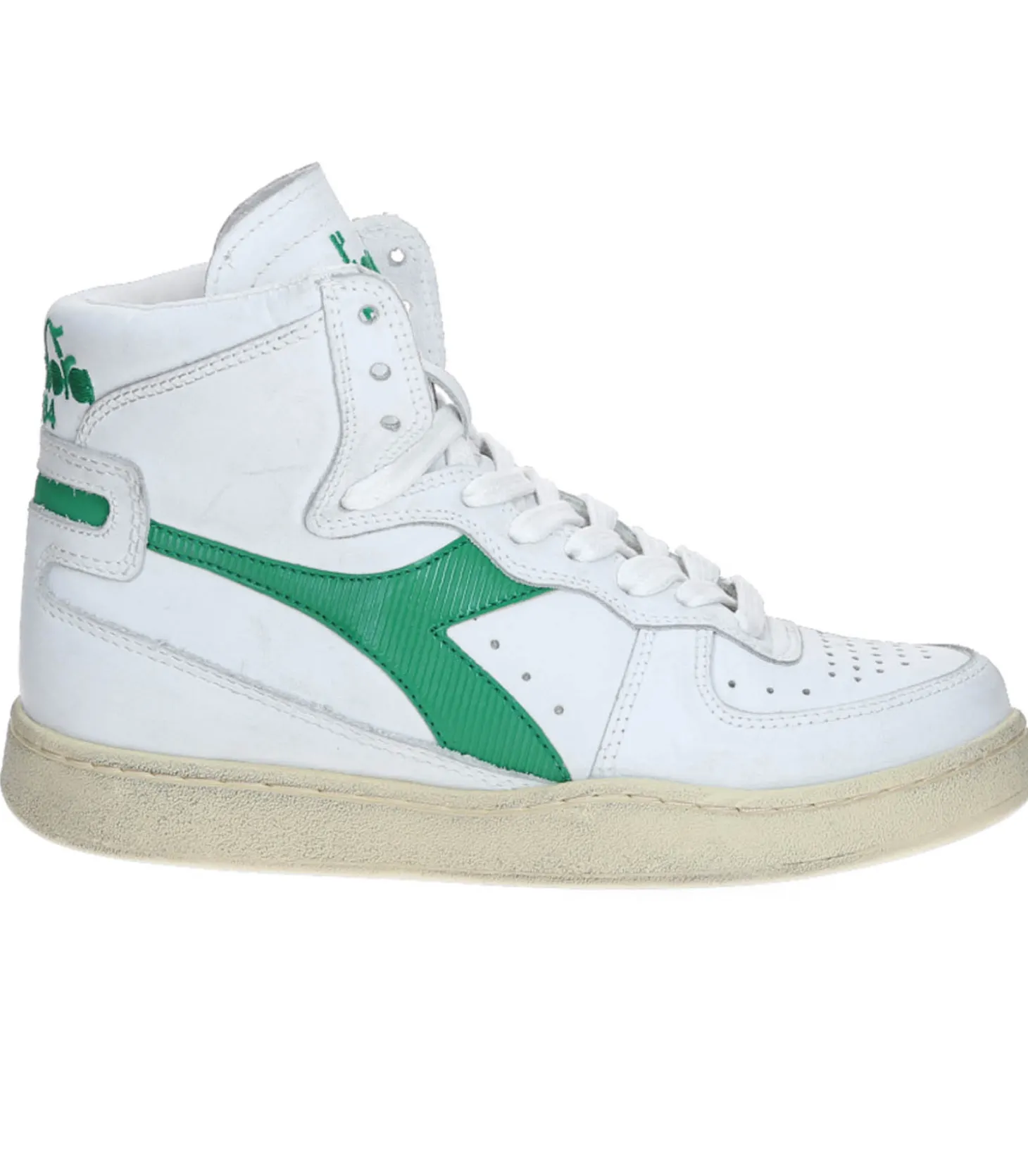 Baskets Heritage MI Used Blanc/Verde Verdeggiante-Diadora Best Sale