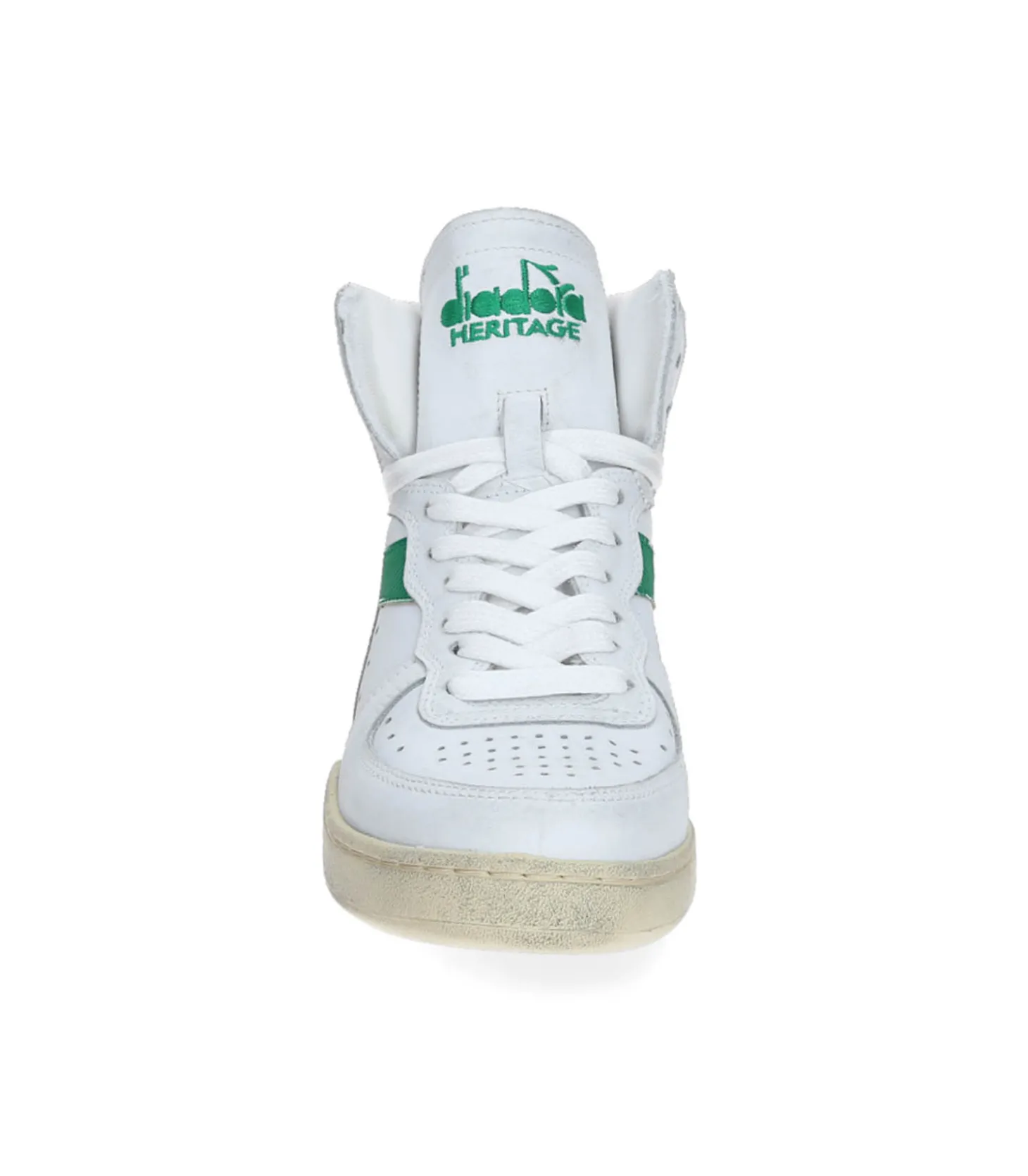 Baskets Heritage MI Used Blanc/Verde Verdeggiante-Diadora Best Sale