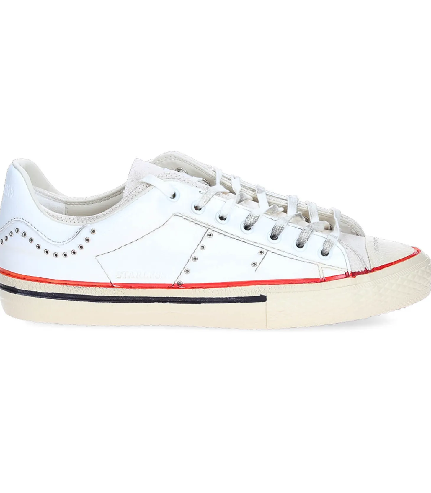 Baskets Homme Starless Low Moma White Canvas-Hidnander Sale