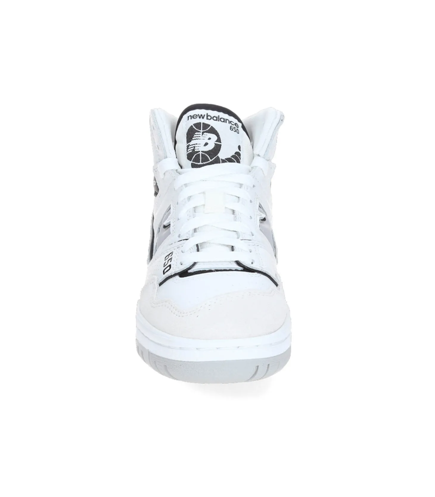 Baskets Montantes 650 Blanc et Noir-New Balance Cheap