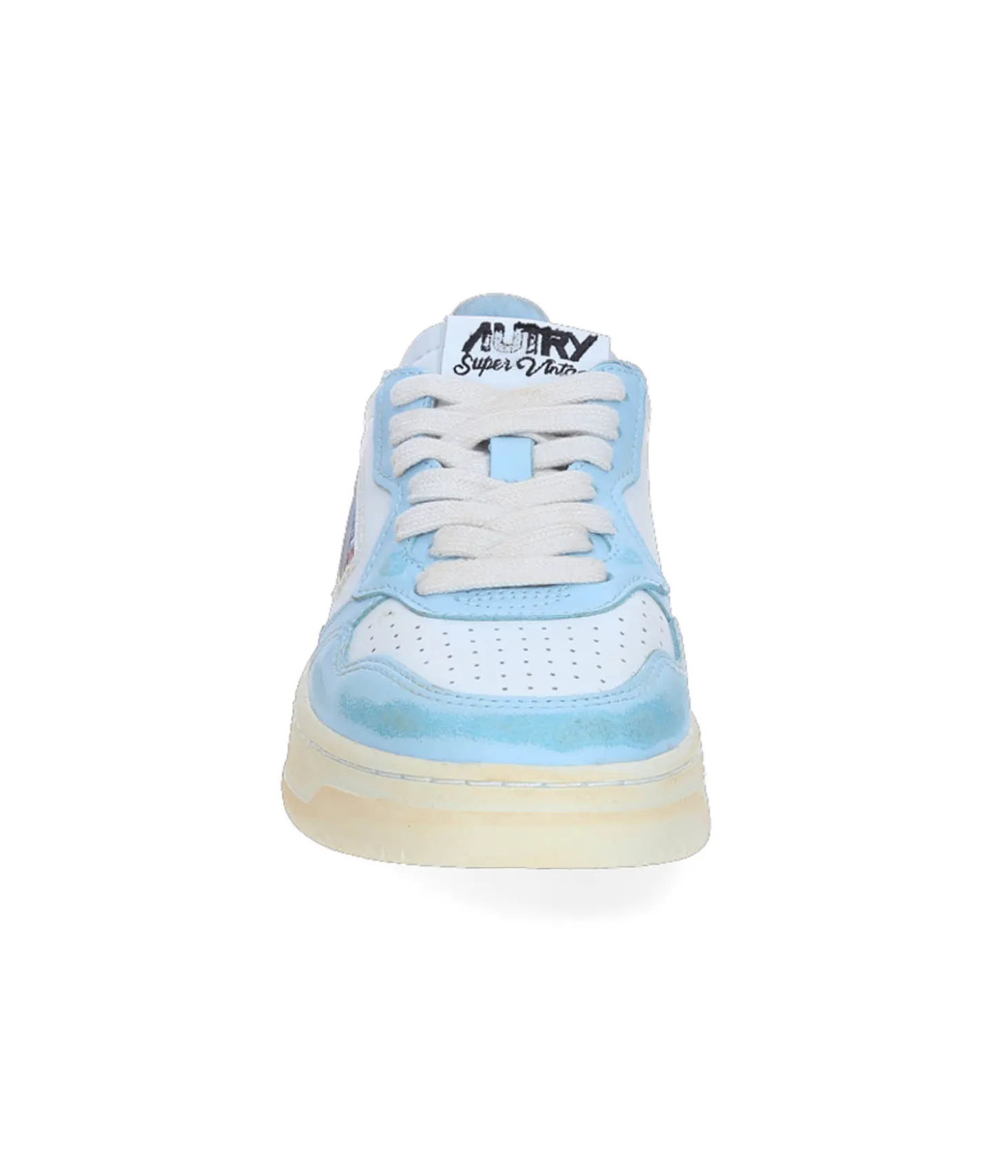 Baskets Super Vintage White/Ivory/Blue-Autry Fashion