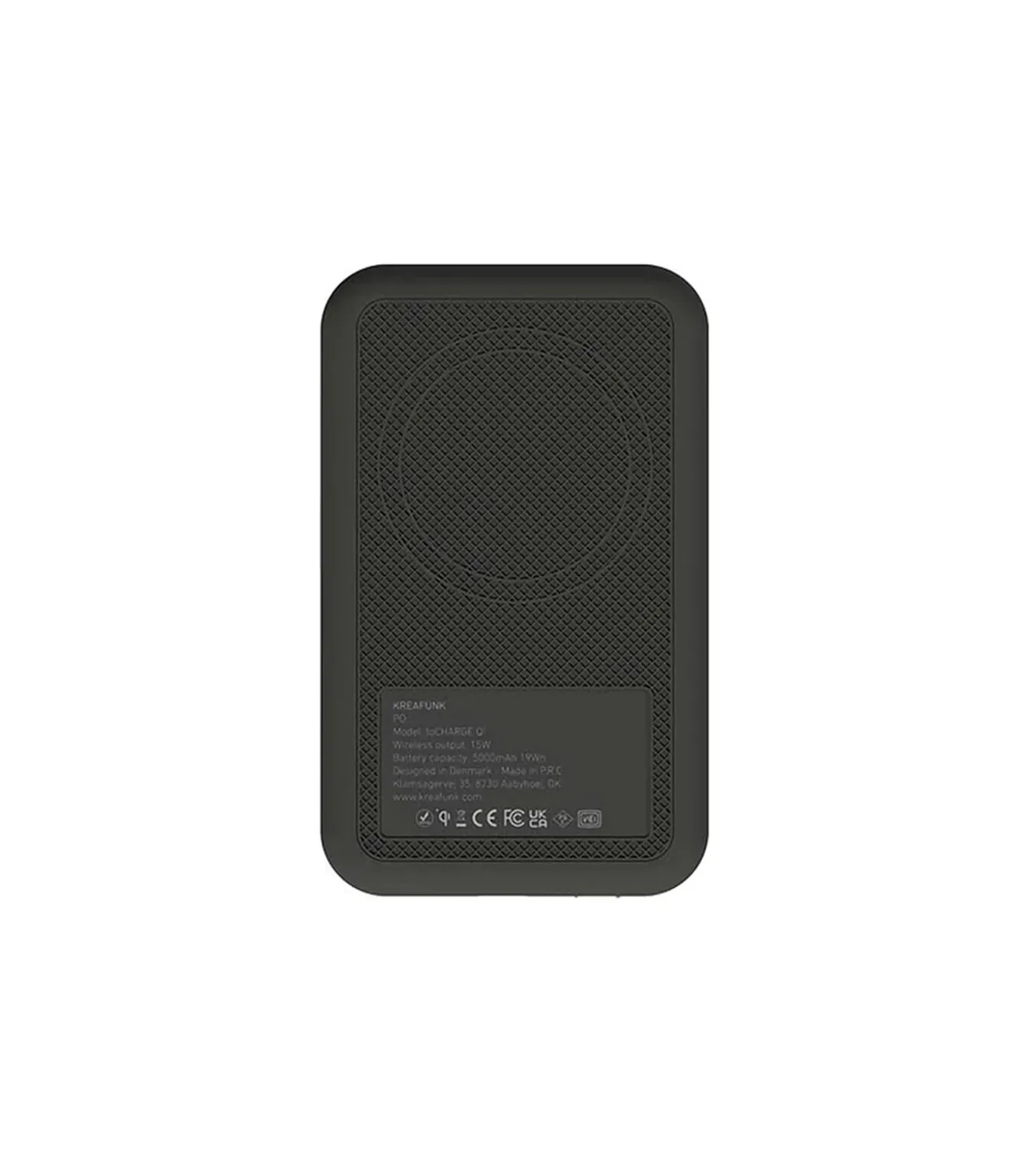 Batterie portable toCHARGE Qi Noir-Kreafunk Clearance
