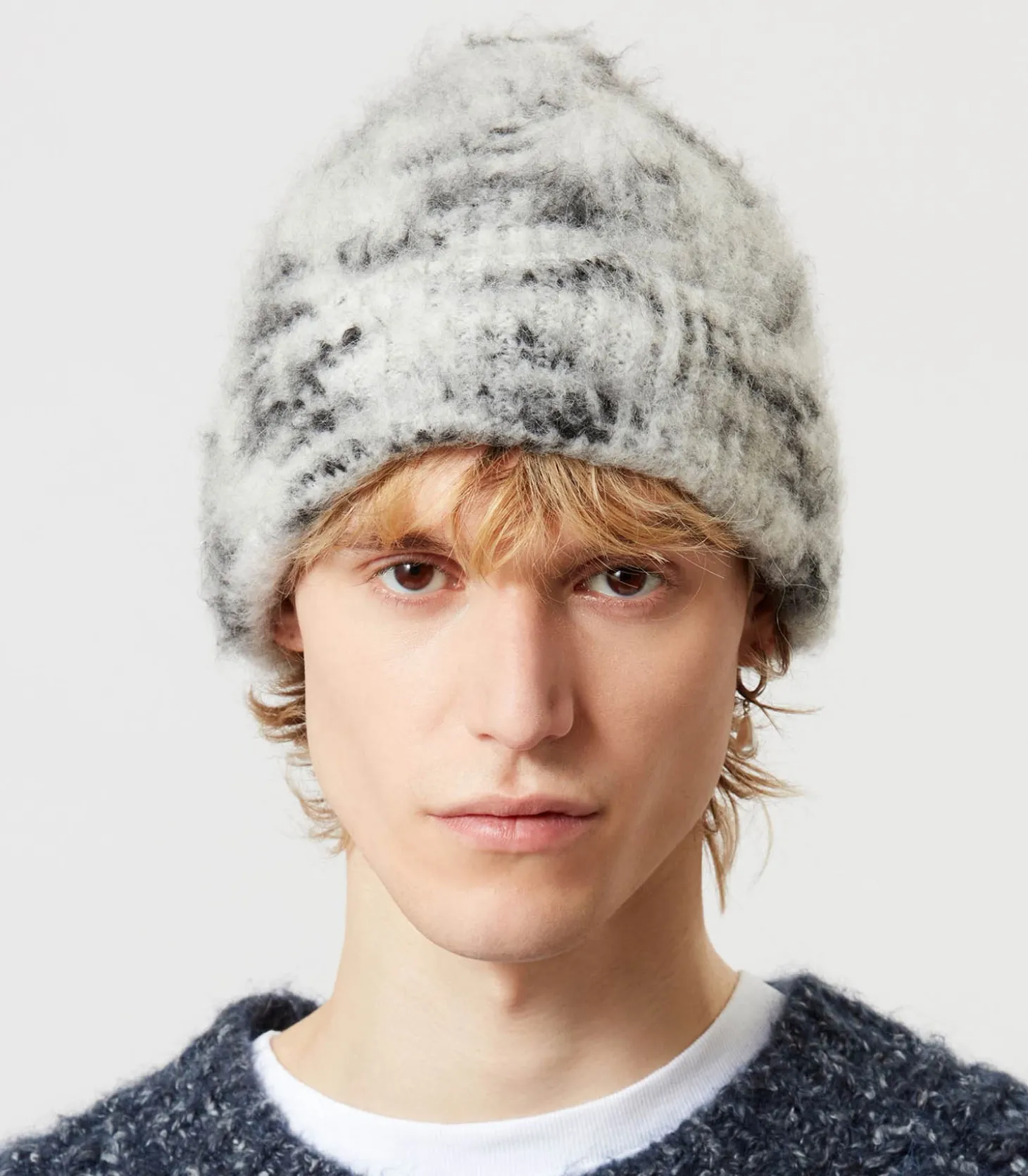 Bonnet homme Lex Blanc et Noir-Marant Store