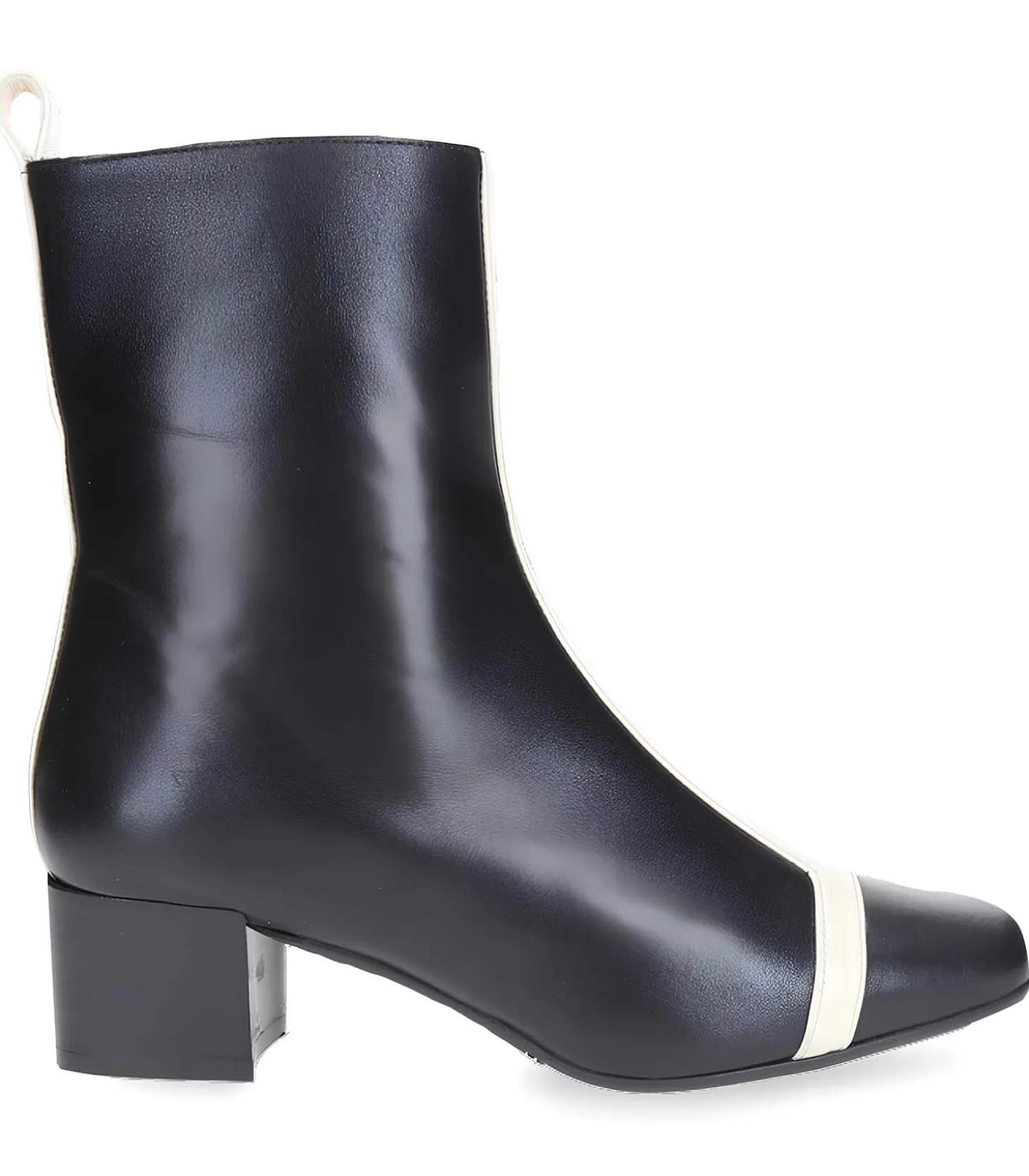 Boots Audrey Black / Ivoire-Carel Paris Store