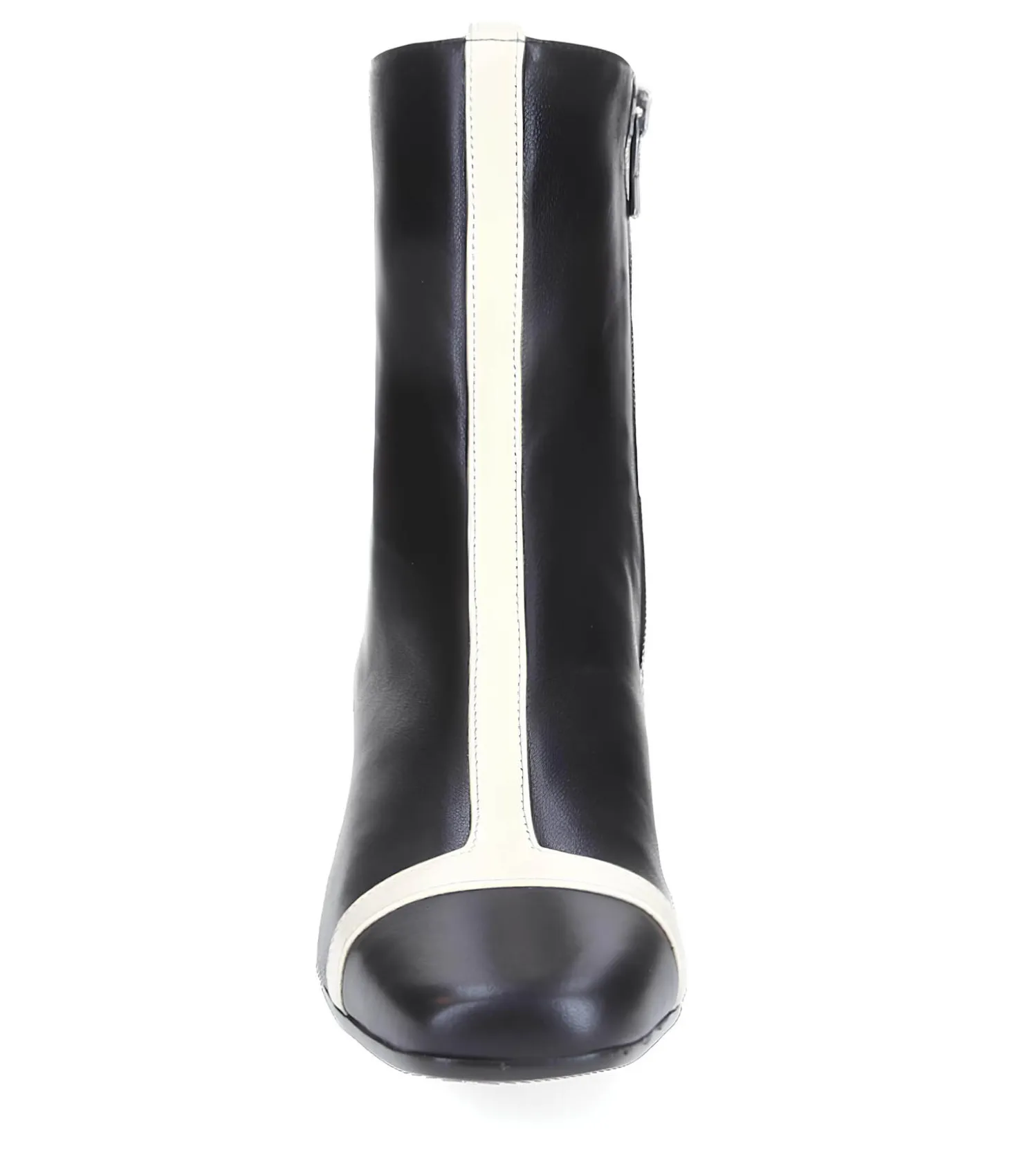 Boots Audrey Black / Ivoire-Carel Paris Store
