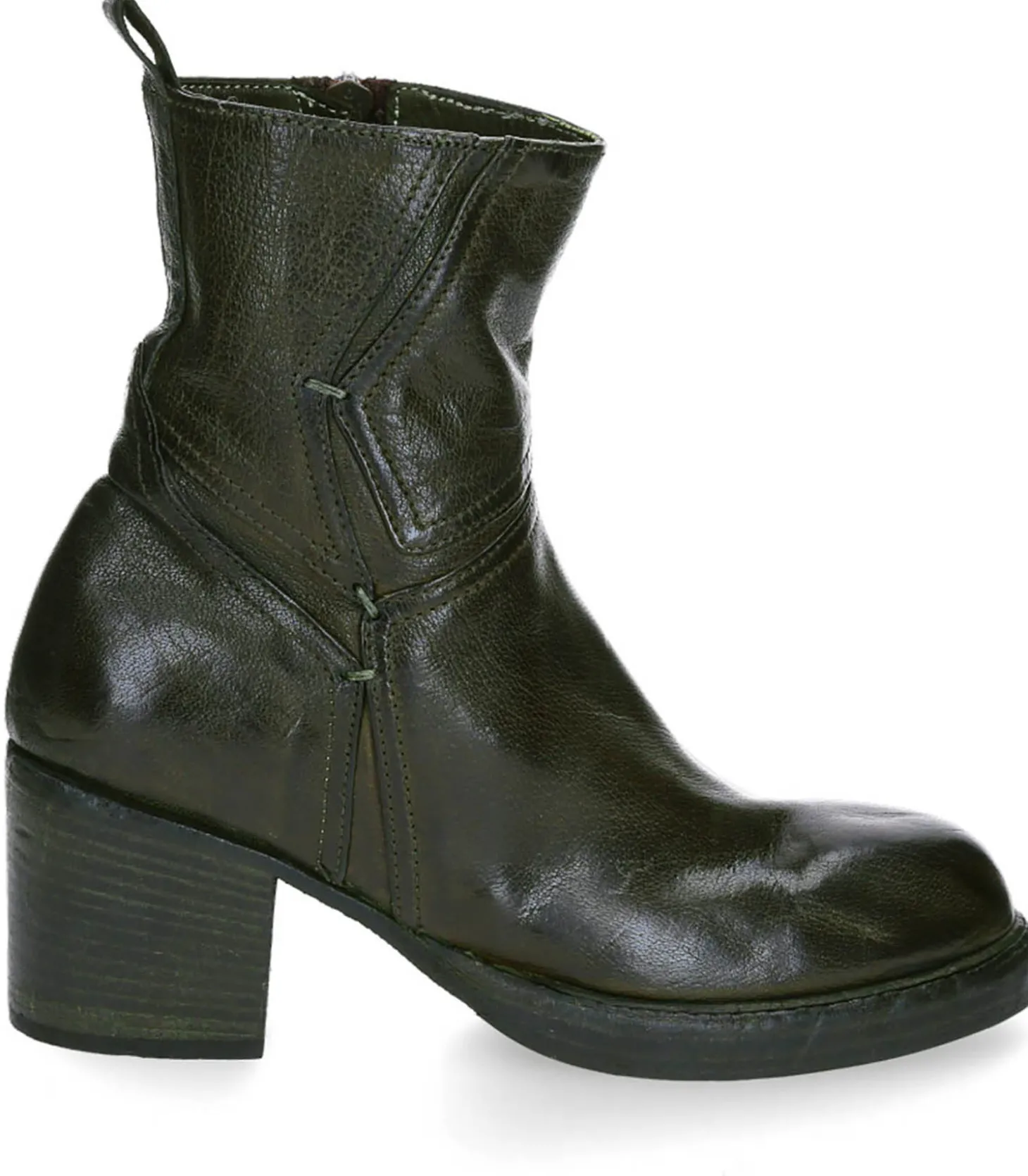 Boots avec empiècements en cuir Kaki-King Tartufoli Best