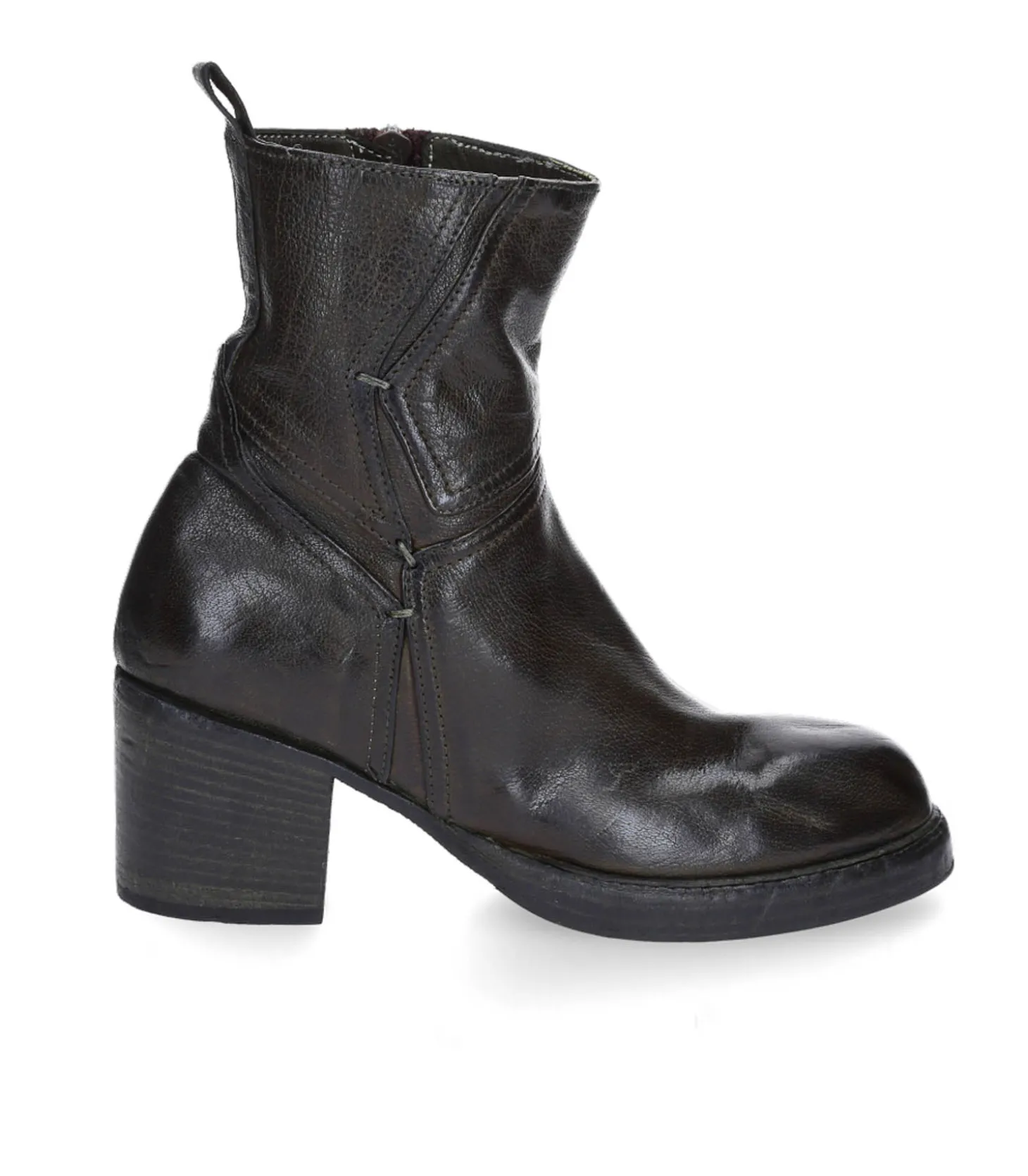 Boots avec empiècements en cuir Kaki-King Tartufoli Best