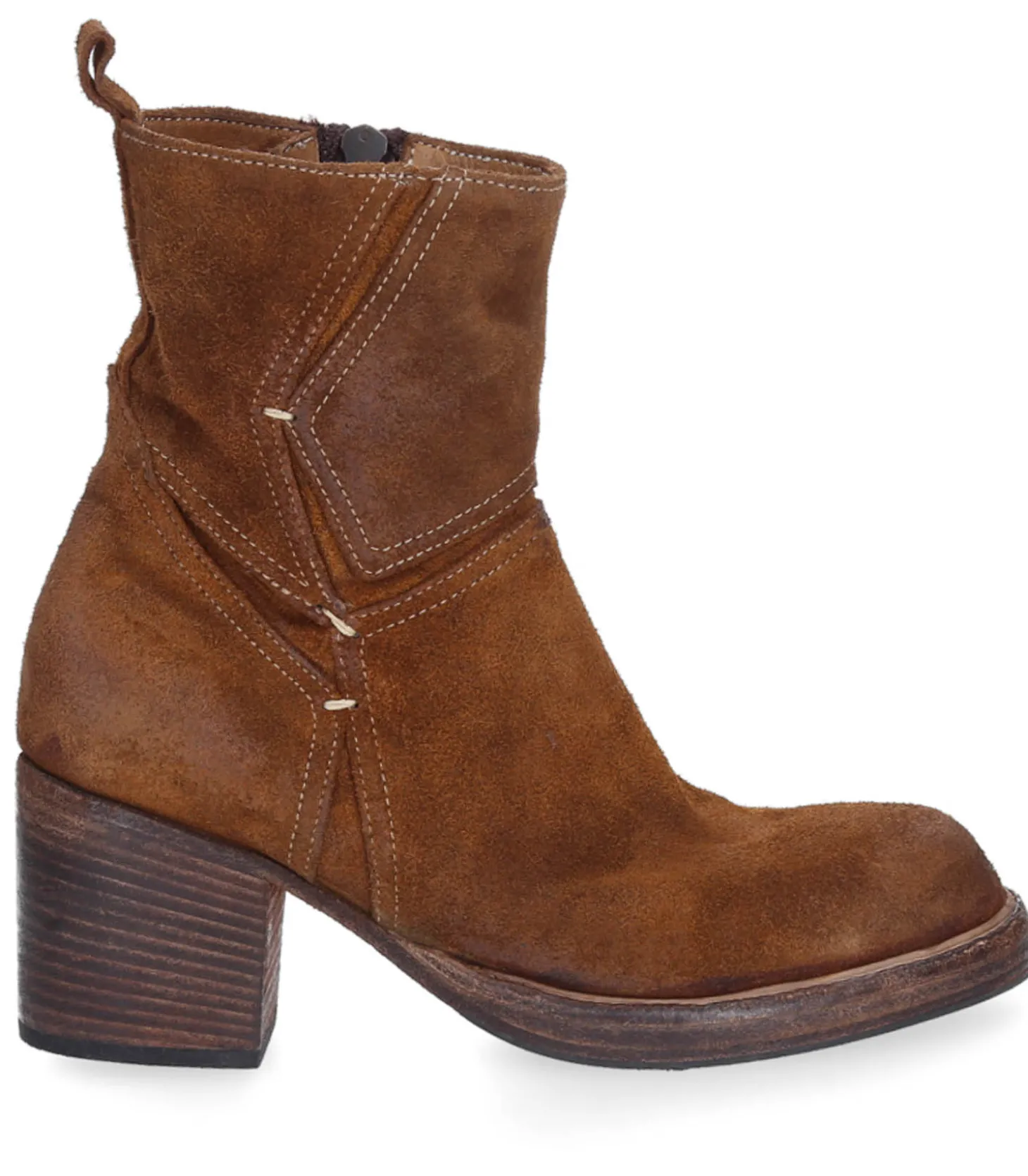 Boots avec empiècements en cuir suédé Sughero-King Tartufoli Shop