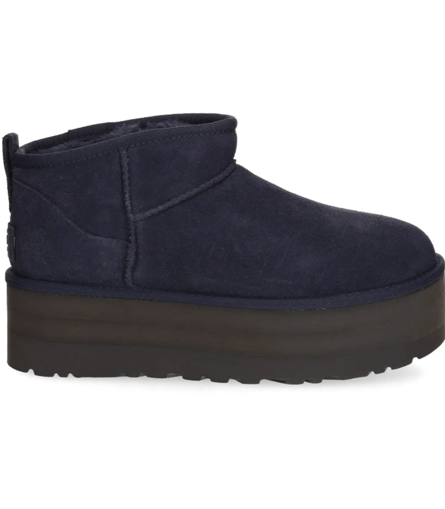 Bottines Classic Ultra Mini Plateforme Daim Bleu-UGG® Shop