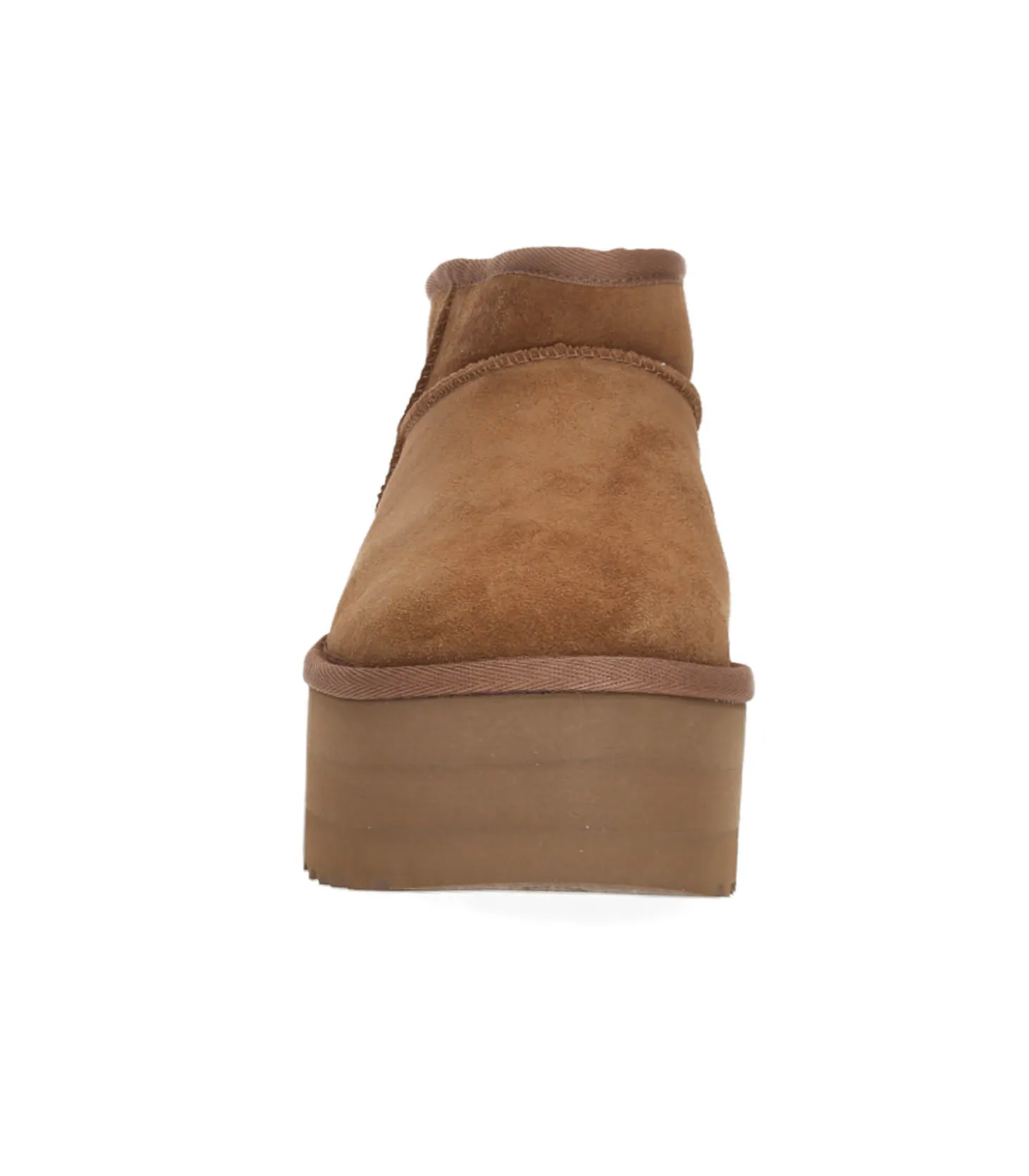 Bottines Classic Ultra Mini Plateforme Daim Chestnut-UGG® Cheap