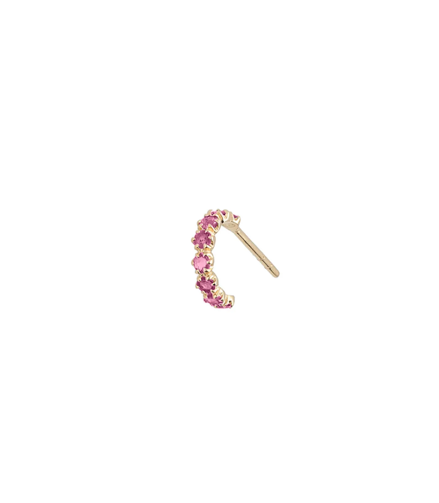 Boucle d'oreille Ava Saphir Rose-Pascale Monvoisin Sale