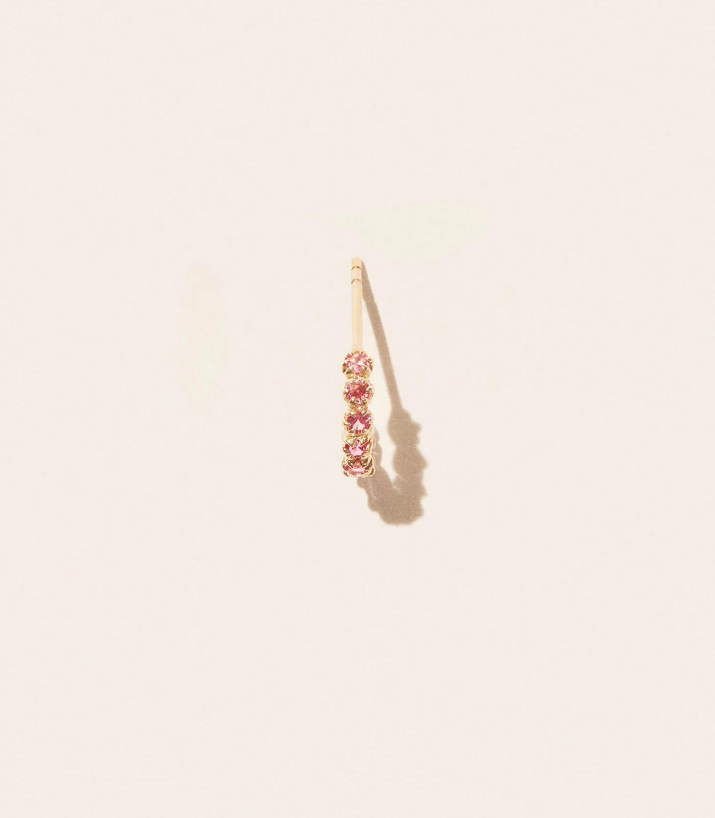 Boucle d'oreille Ava Saphir Rose-Pascale Monvoisin Sale