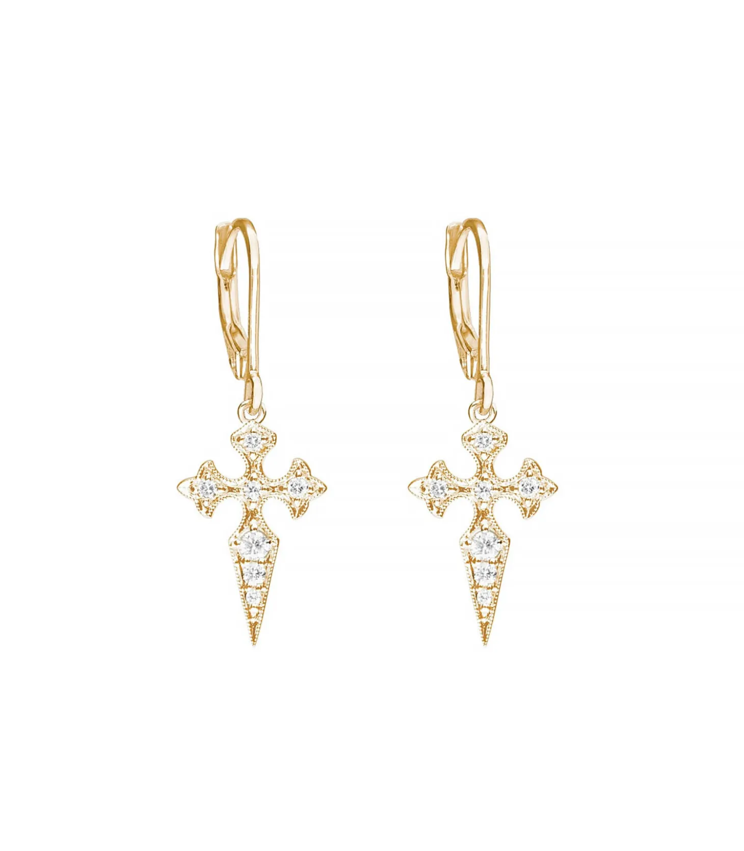Boucles Blood Diamonds Or jaune-Stone Paris Shop