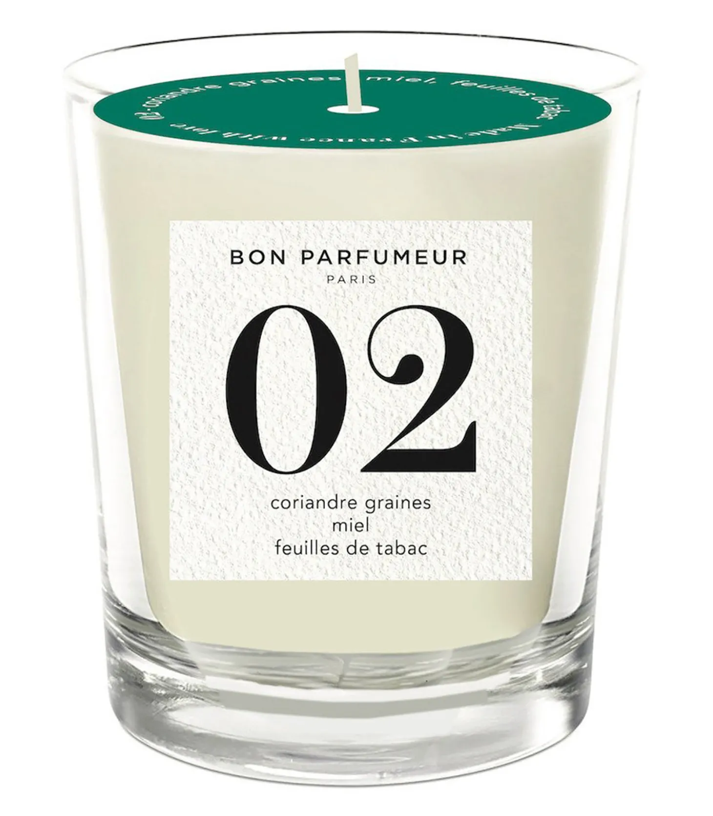 Bougie parfumée 02 Graines de Coriandre, Miel et Feuilles de Tabac-Bon Parfumeur Fashion