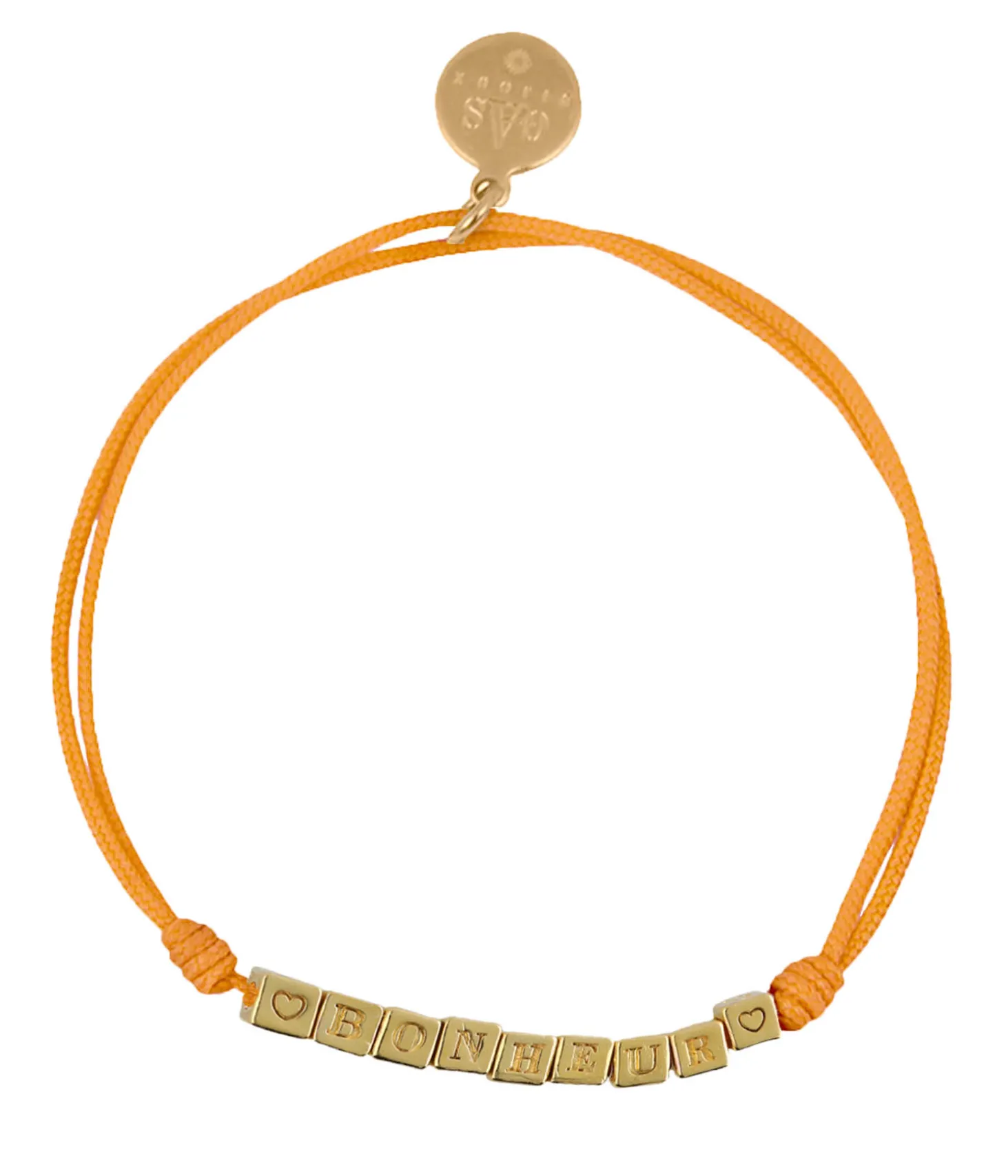 Bracelet Bonheur doré Orange-Gas Bijoux Best