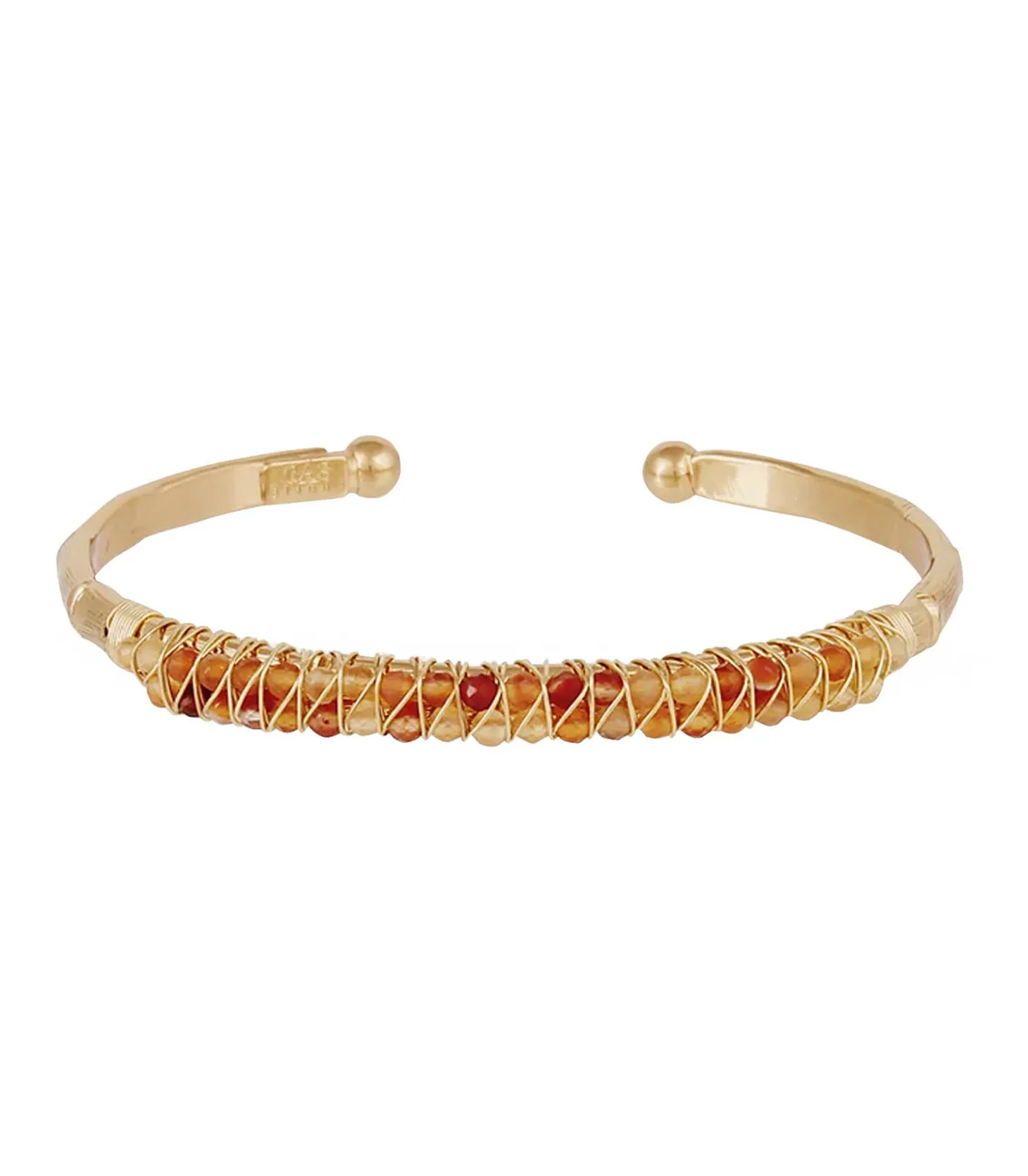Bracelet Lyre Jonc GM doré-Gas Bijoux Hot