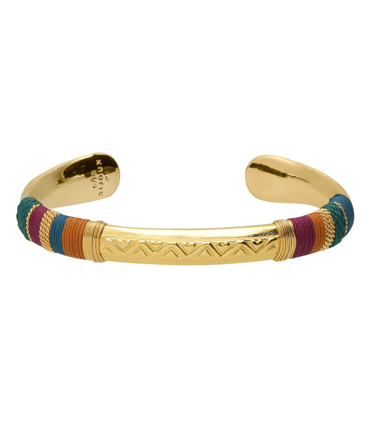 Bracelet Massai Classique Doré Multicolor-Gas Bijoux Cheap