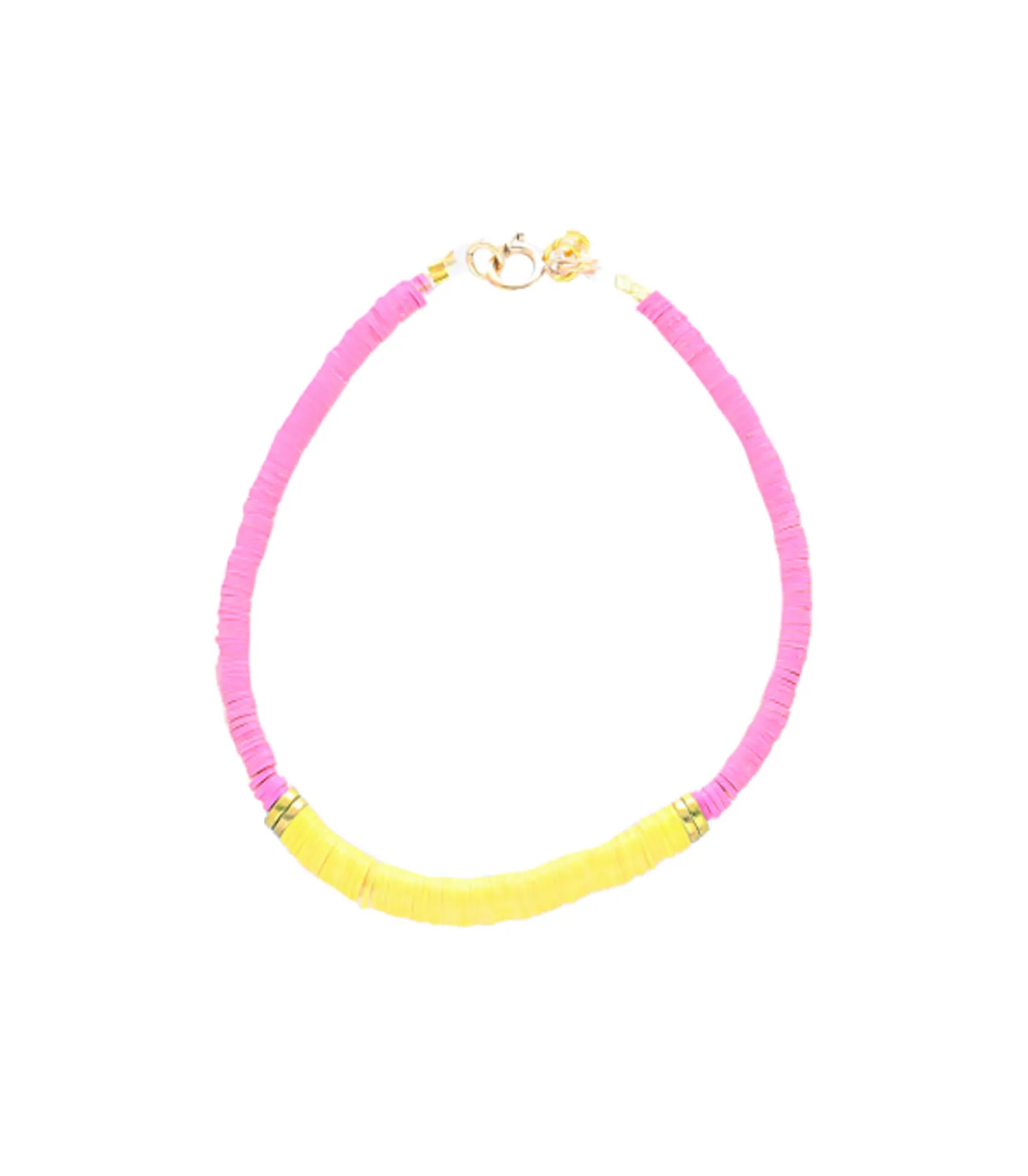 Bracelet Polynésie Rose et Jaune x Jane de Boy-Maison Mönik Store