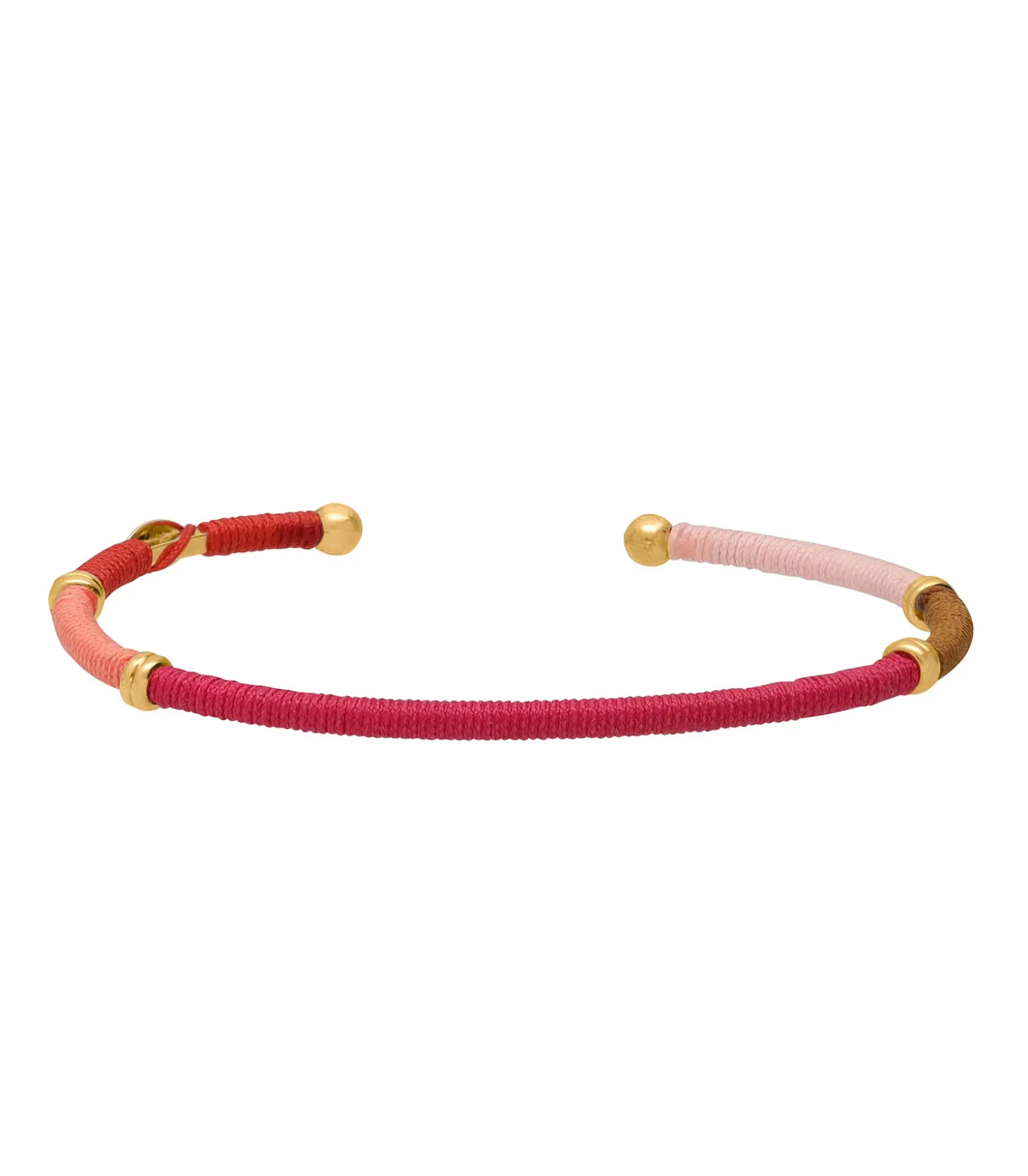 Bracelet Zanzifull doré Multicolor Rose-Gas Bijoux Online