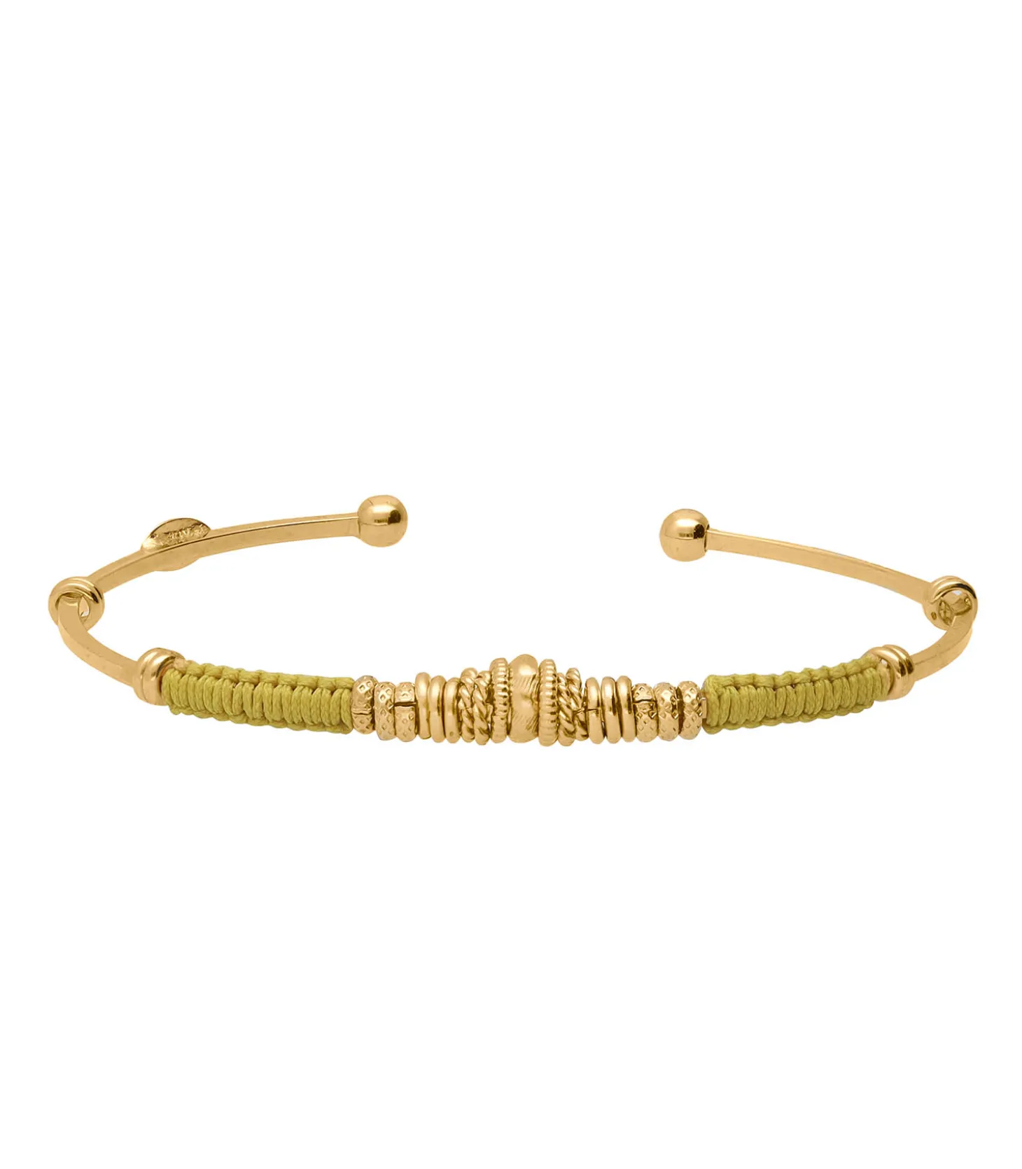 Bracelet Zizanie Jonc Doré-Gas Bijoux New