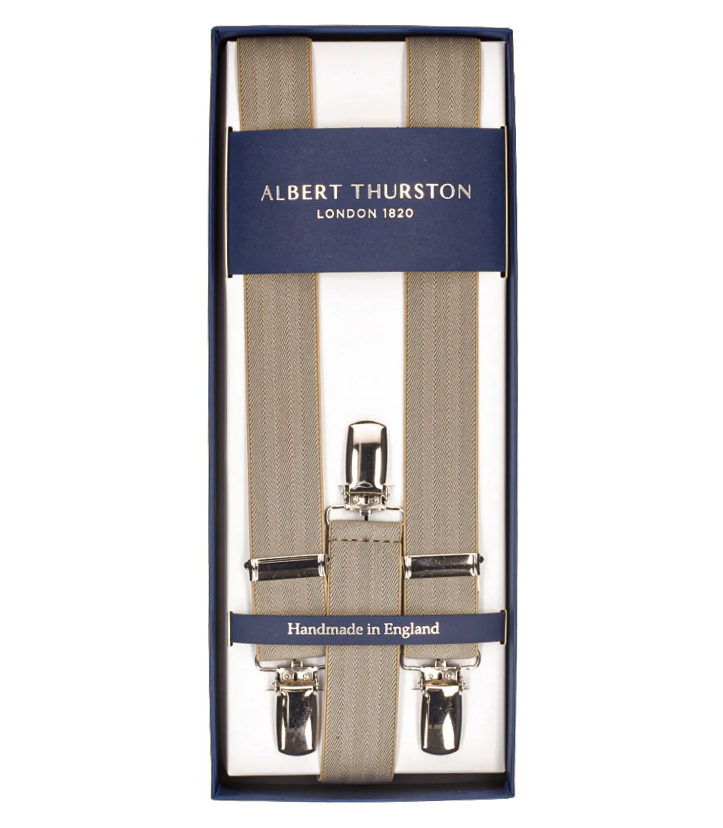 Bretelles Elastic Clip Beige-Albert Thurston Flash Sale