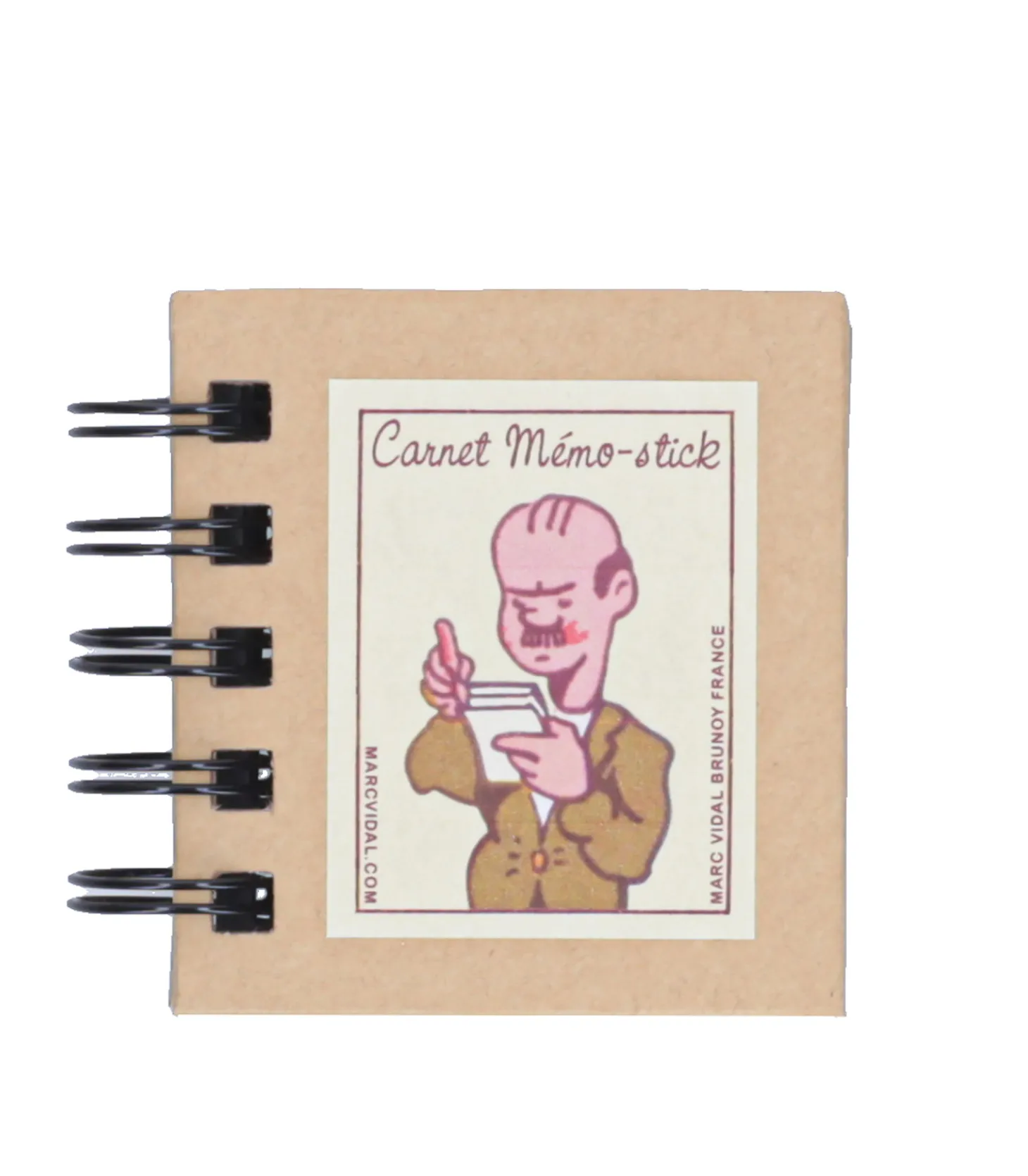 Carnet Mémo-stick-Marc Vidal New